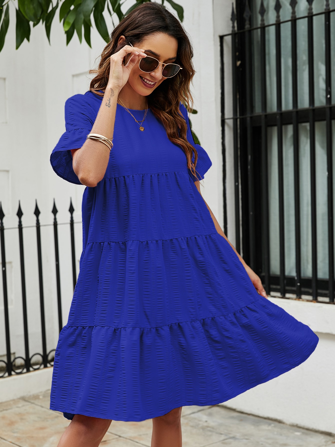 In Blue Women Dresses