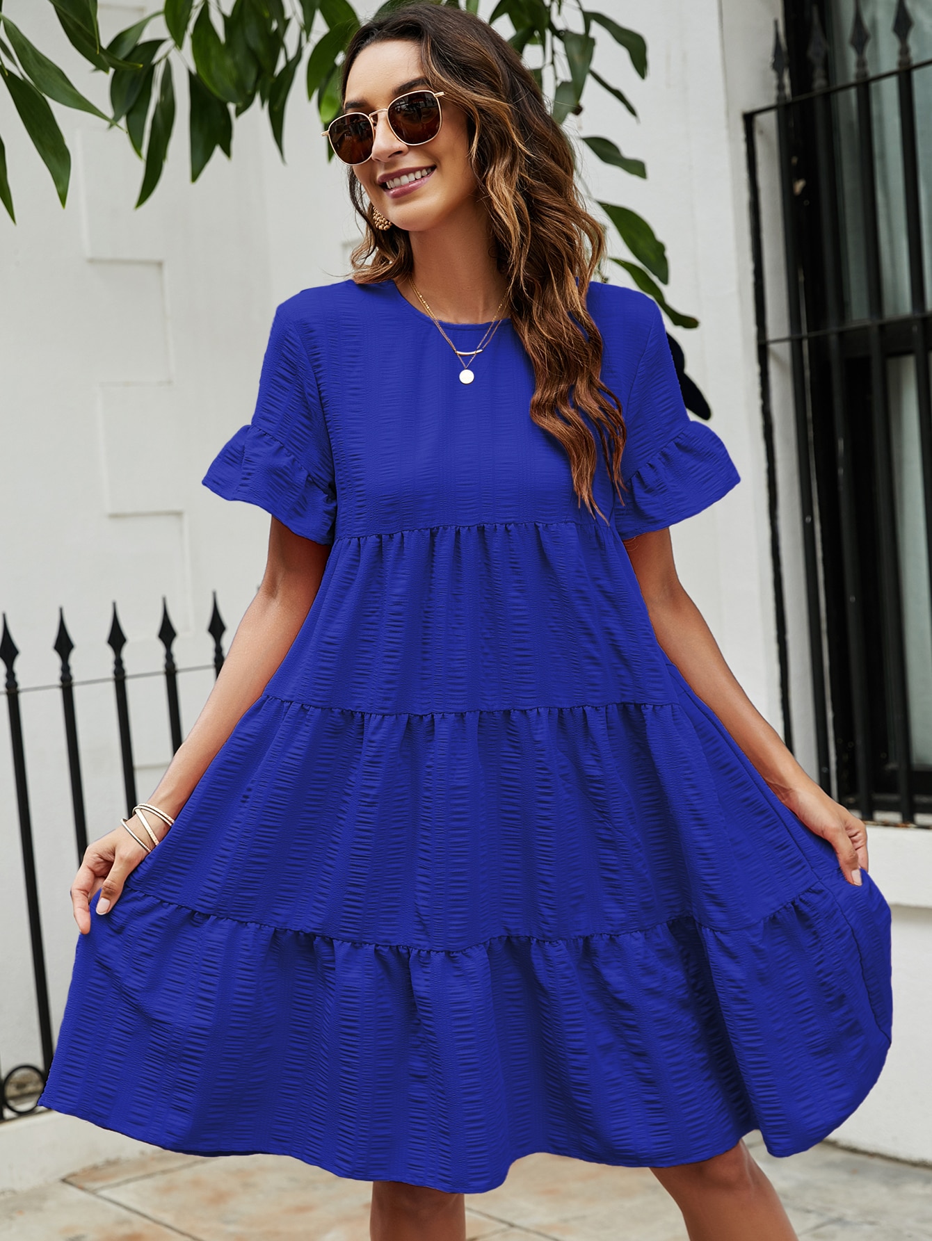 In Blue Women Dresses