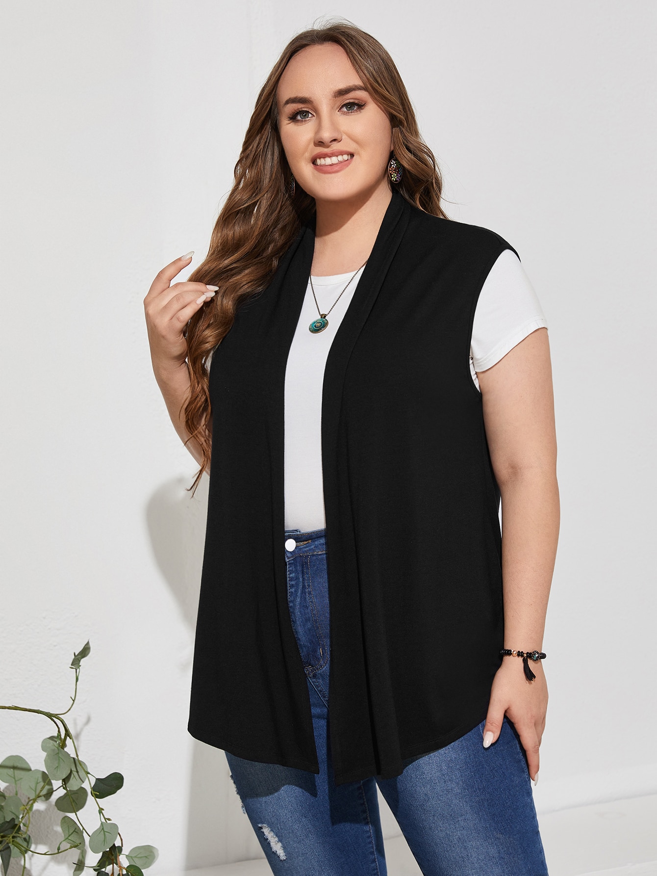 In Casual Plus Size Coats