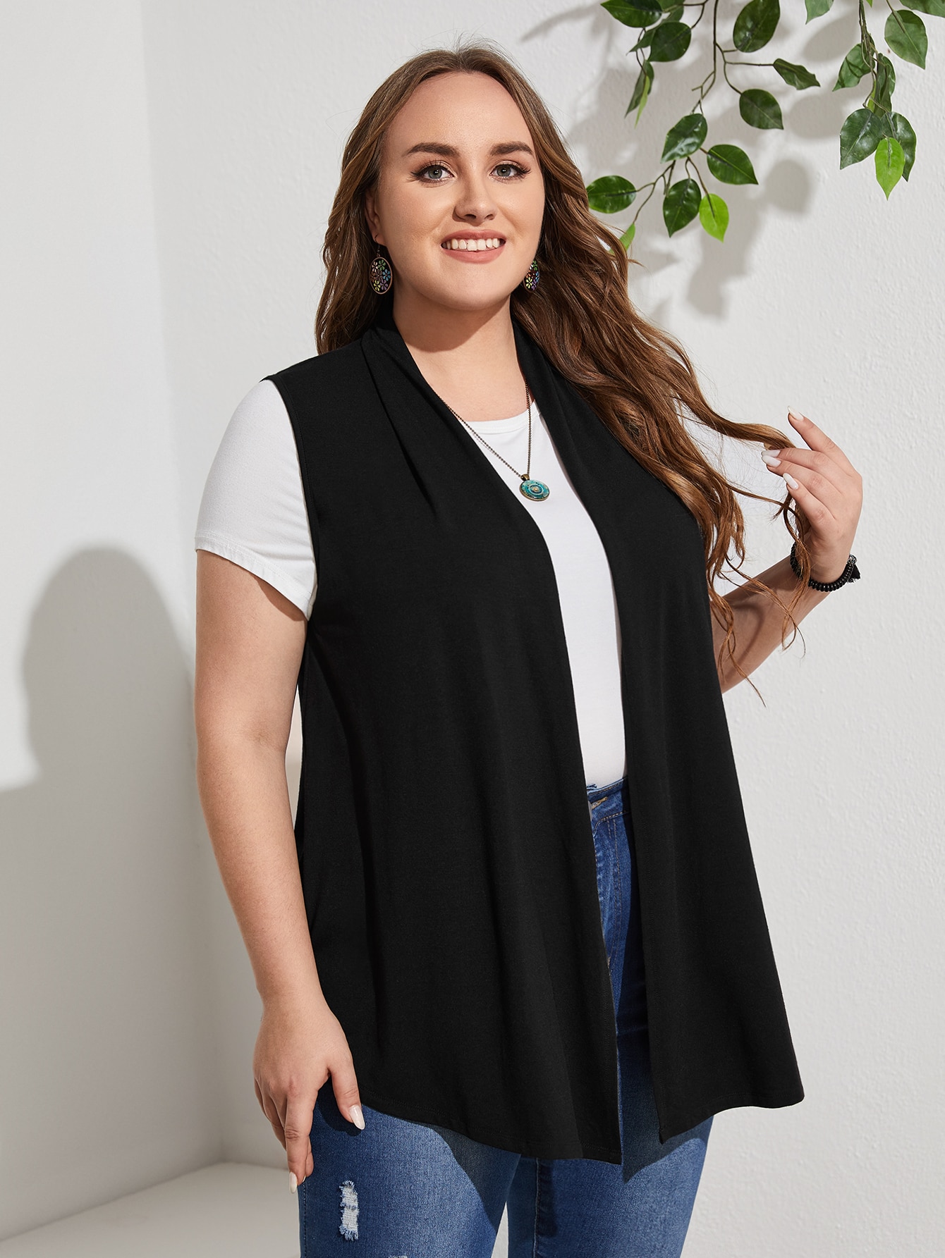 In Casual Plus Size Coats