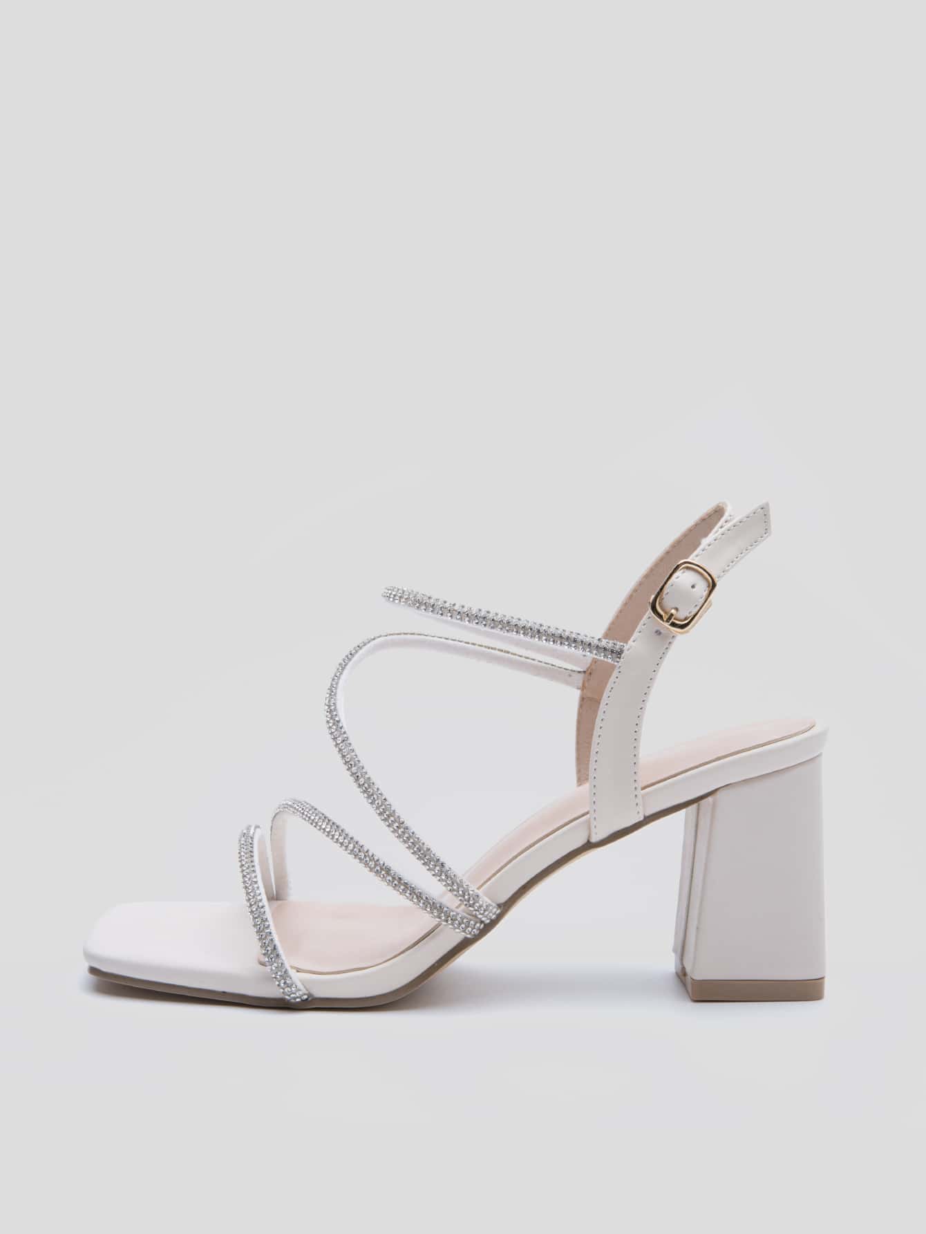 In Beige Women Heeled Sandals