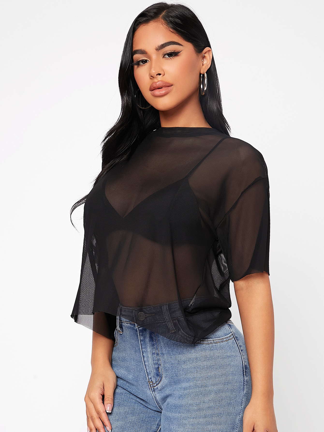 In Black Women Tops