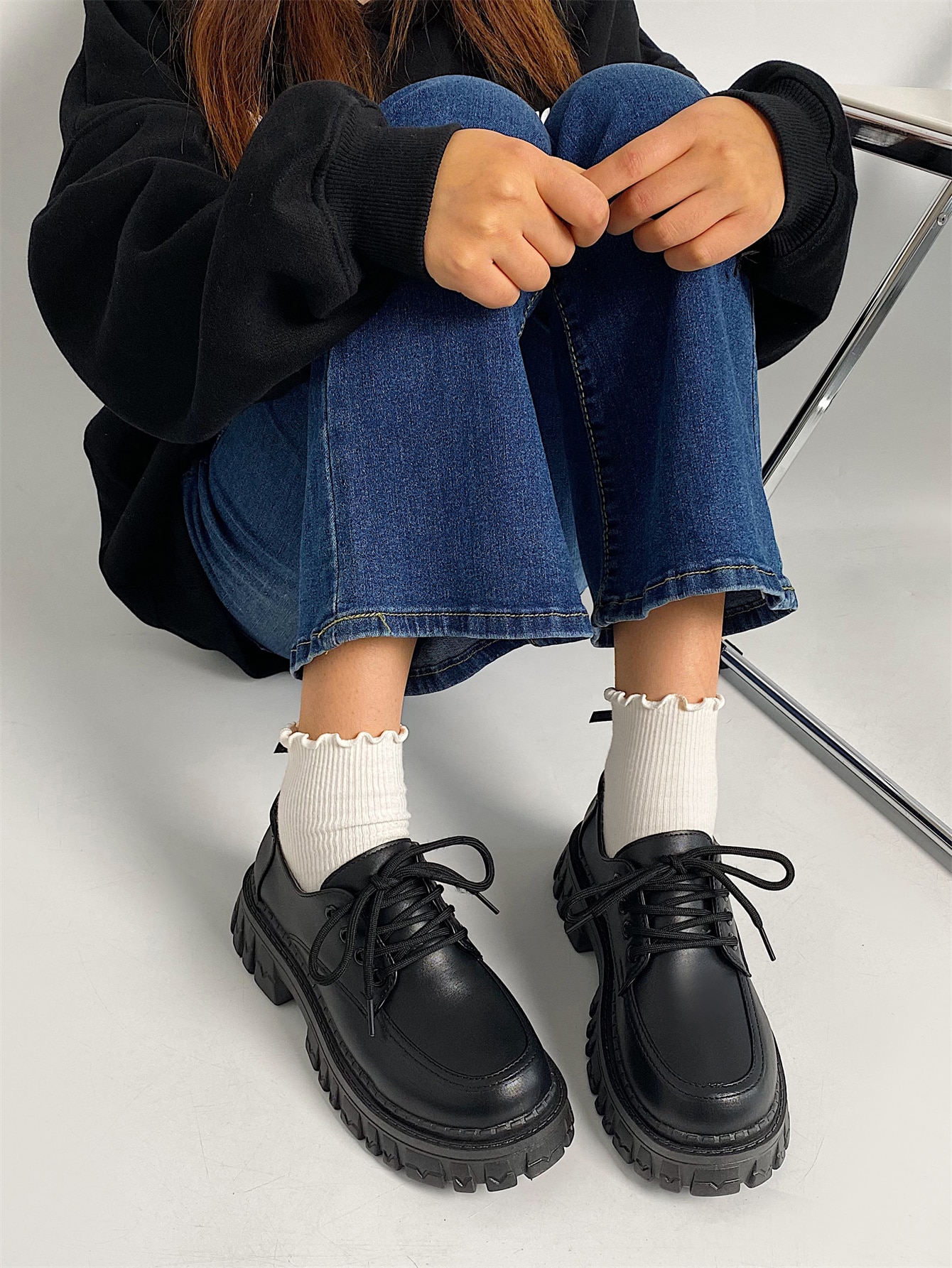 In Black Women Wedges & Flatform