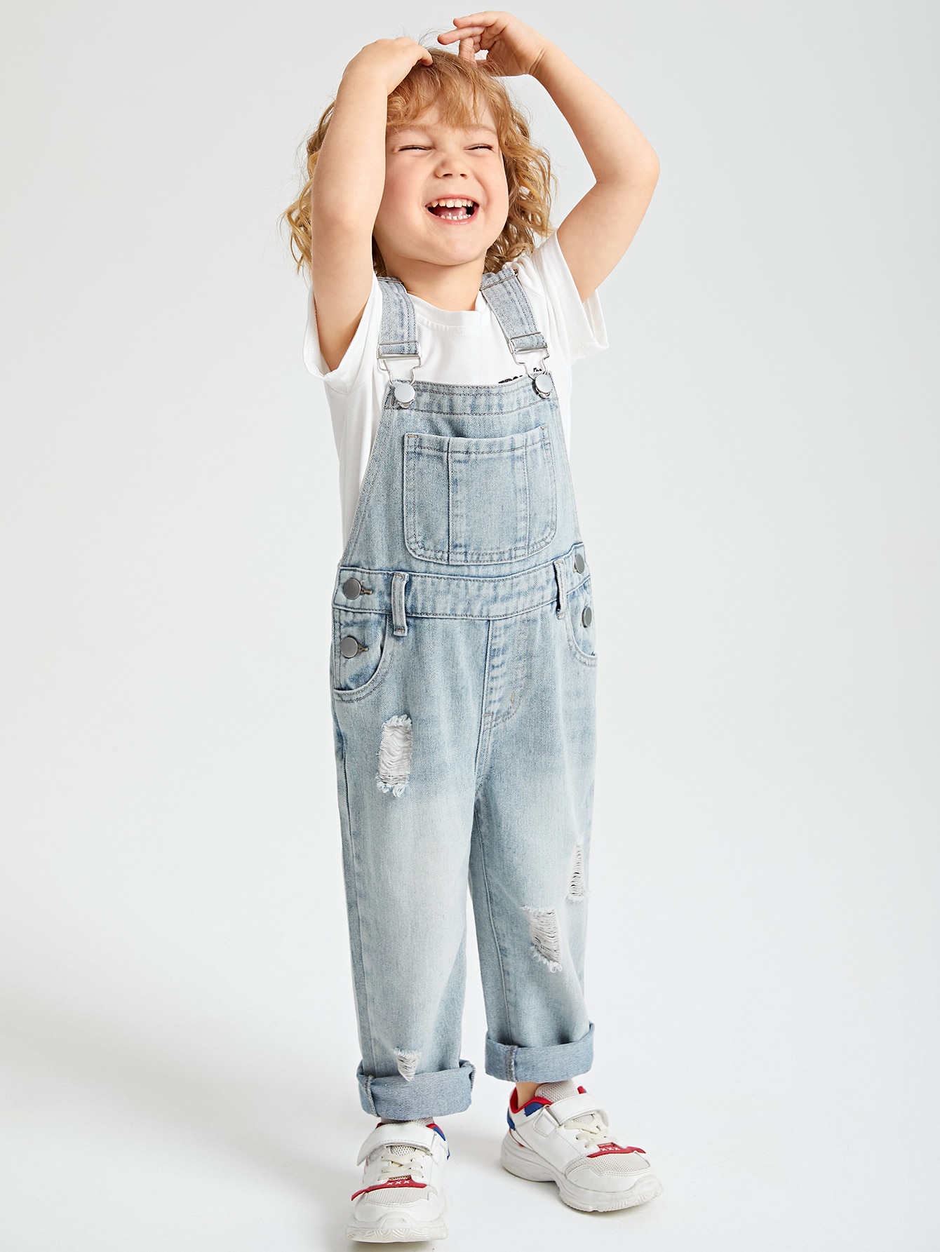 Young Boys Denim Overalls & Jumpsuits