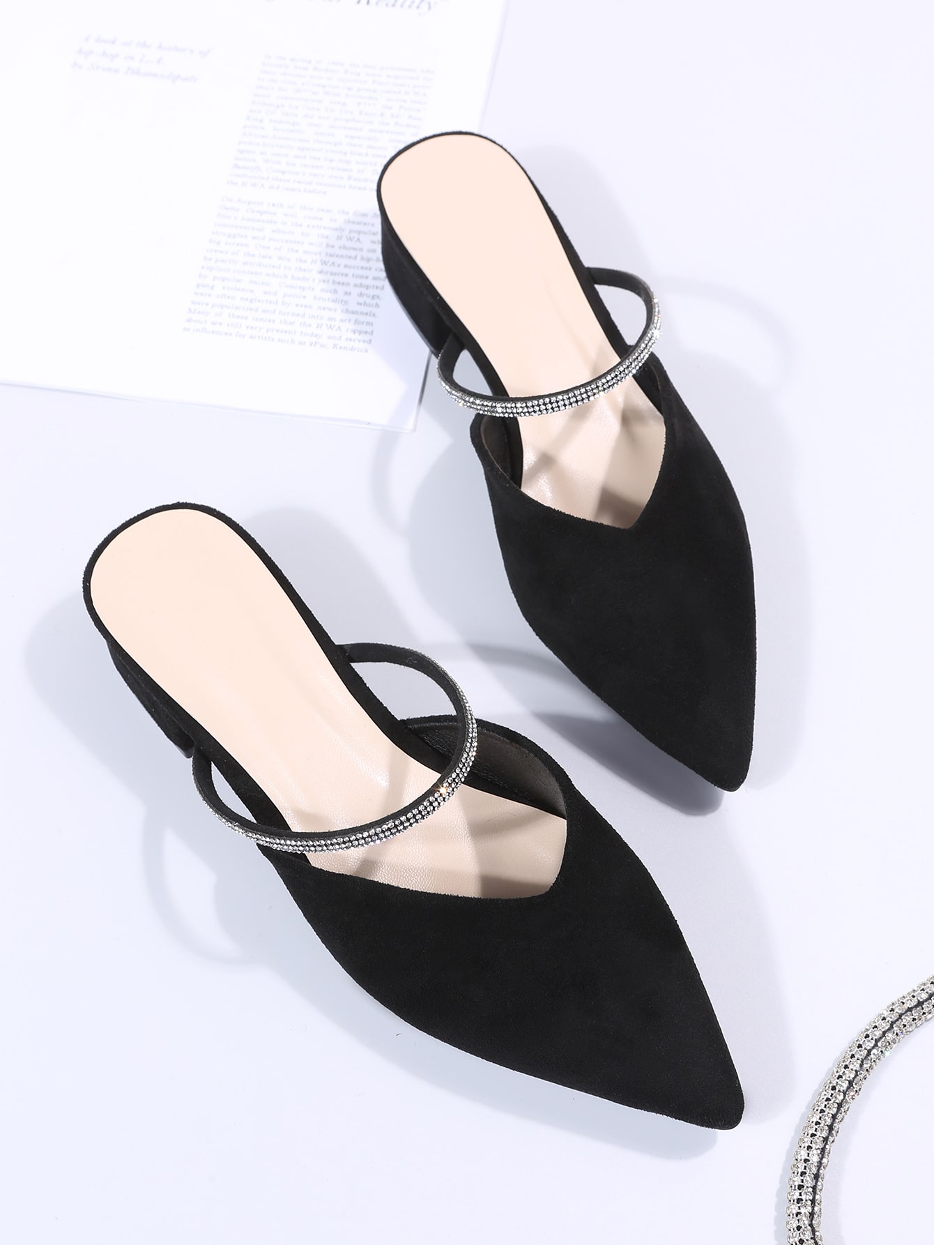 In Black Women Flats