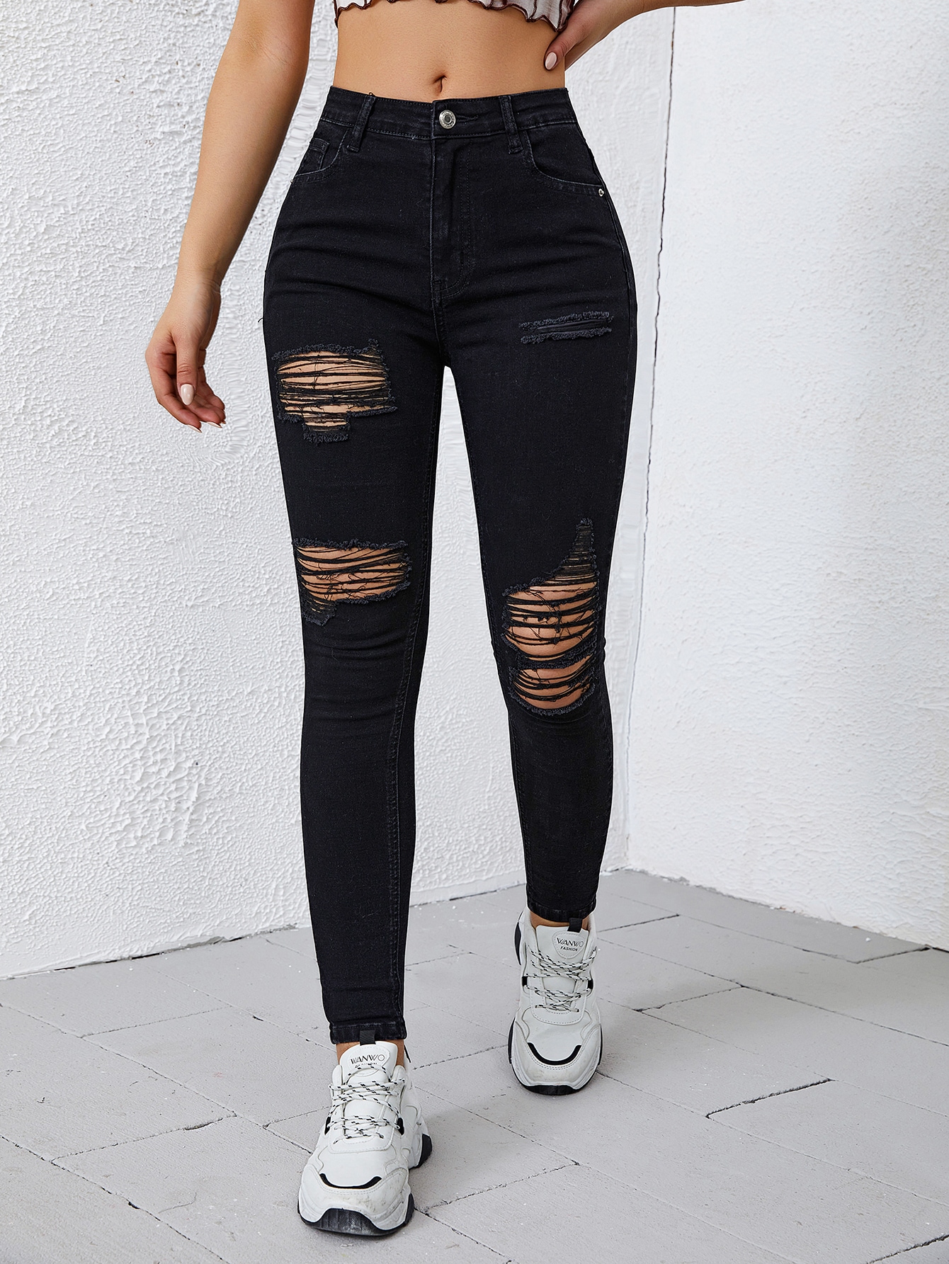 In Black Women Denim