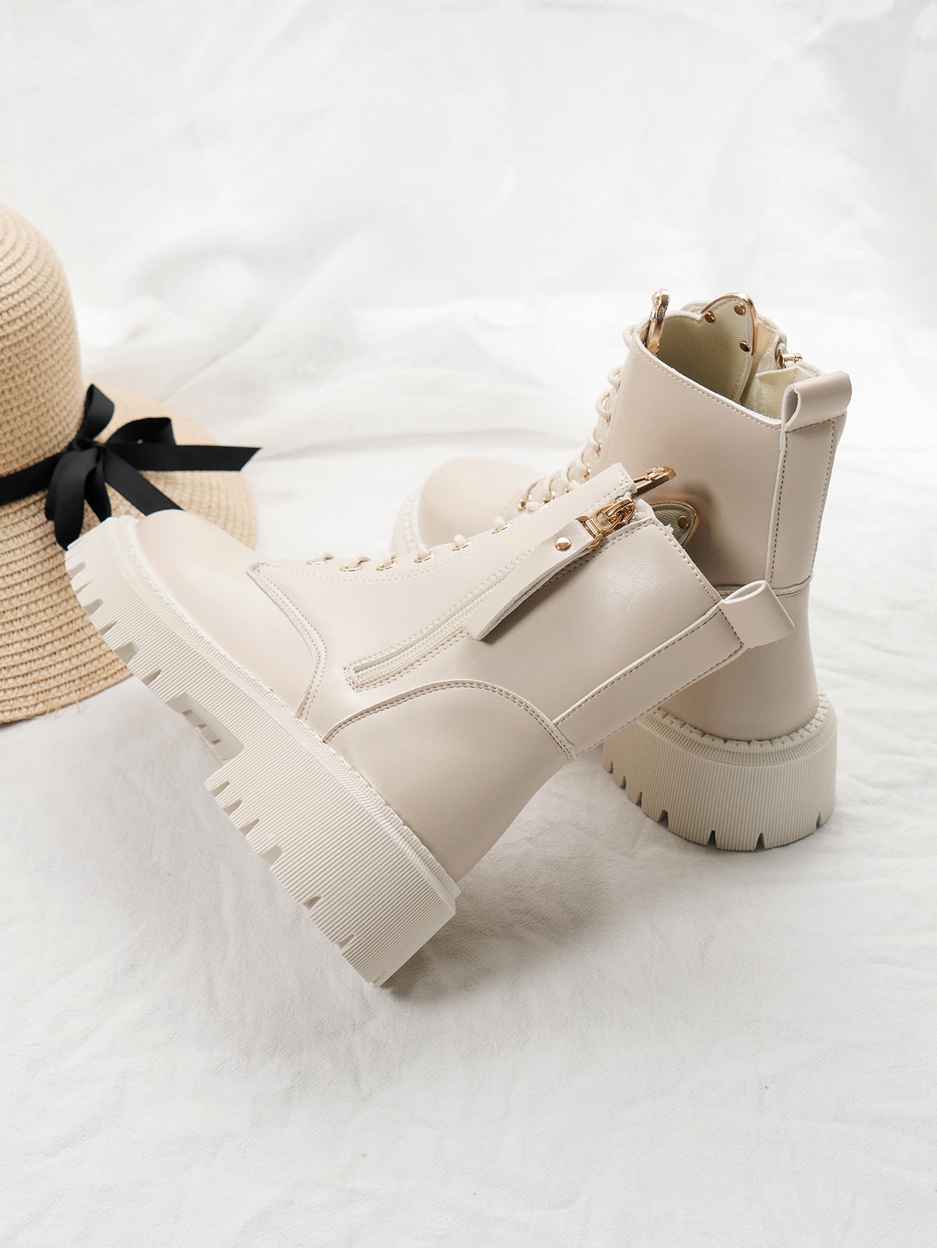 In Beige Women Ankle Boots & Booties