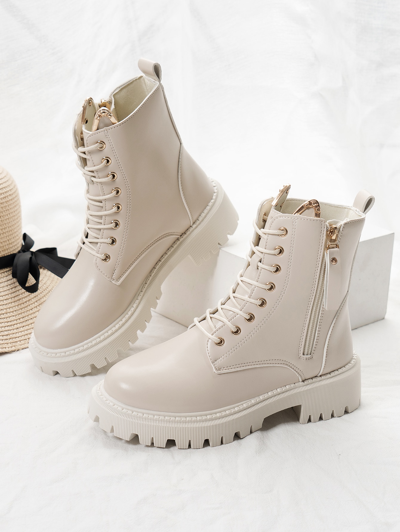 In Beige Women Ankle Boots & Booties