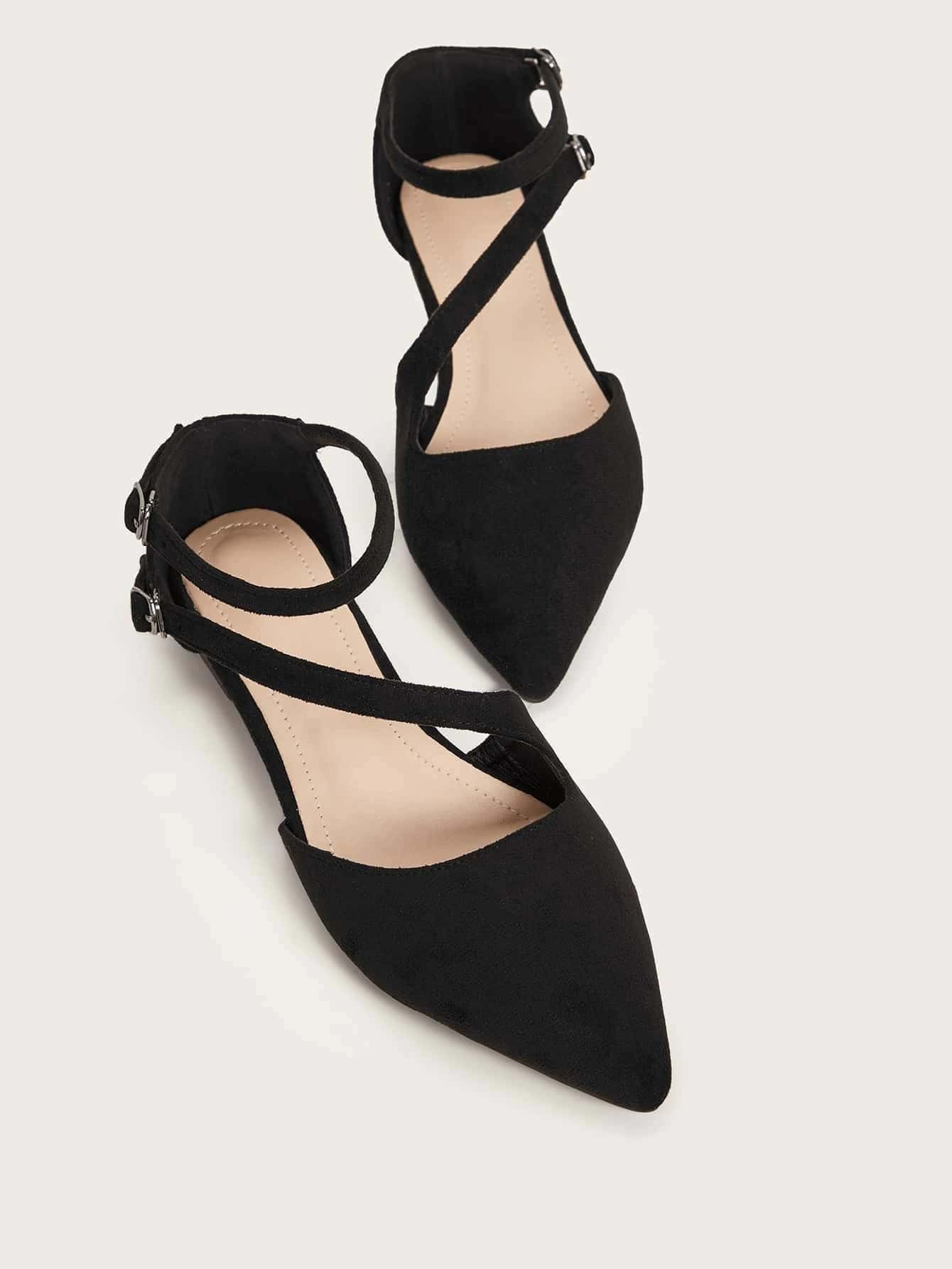 In Black Women Flats