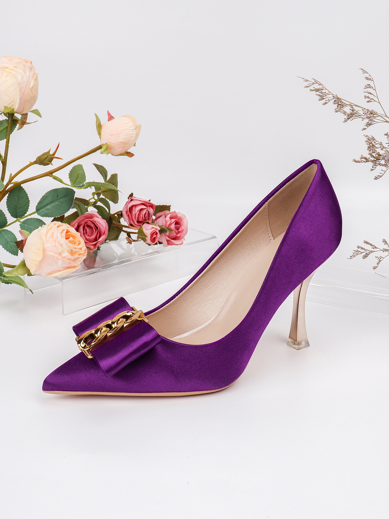 In Purple Women Pumps