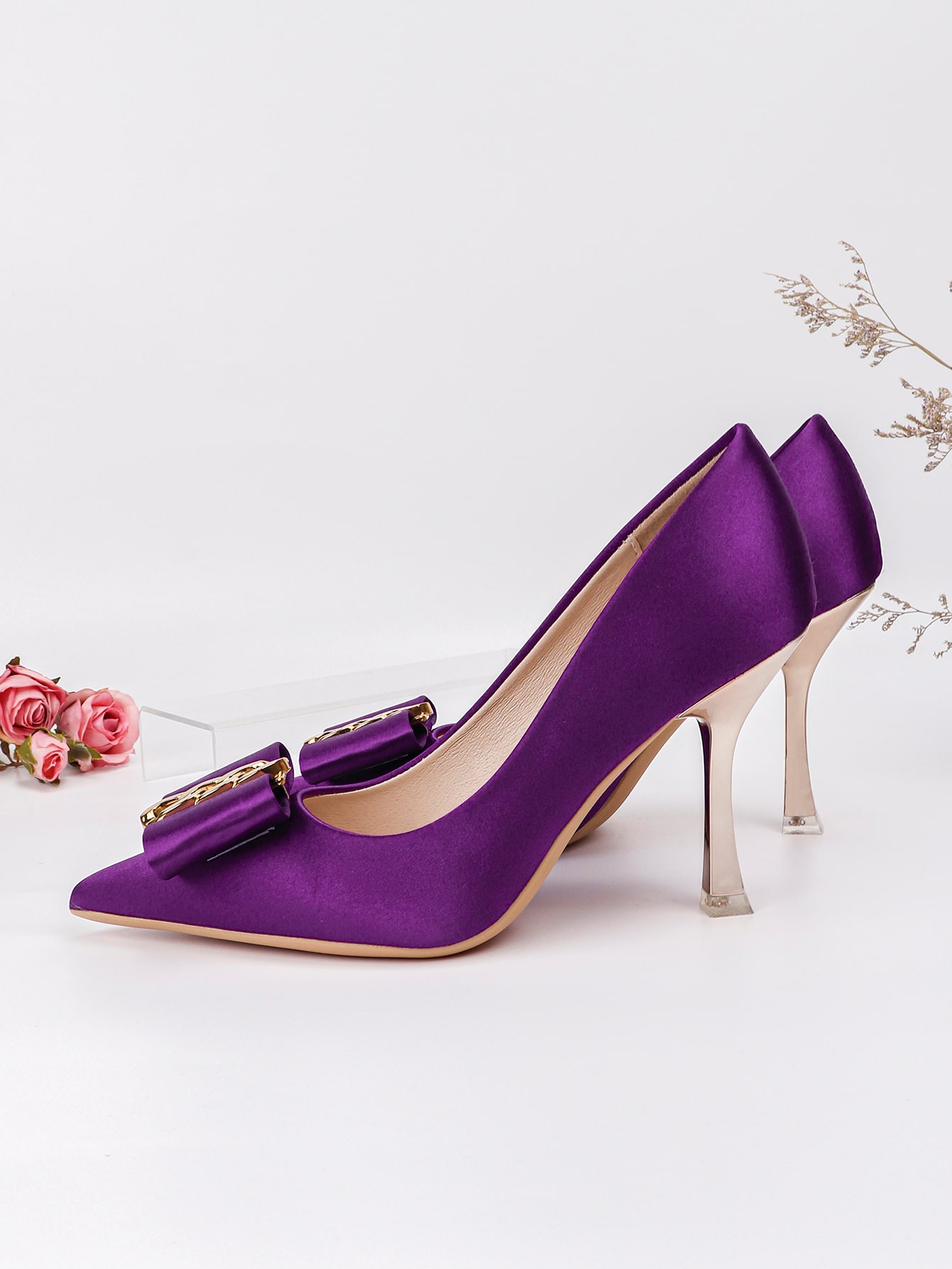 In Purple Women Pumps