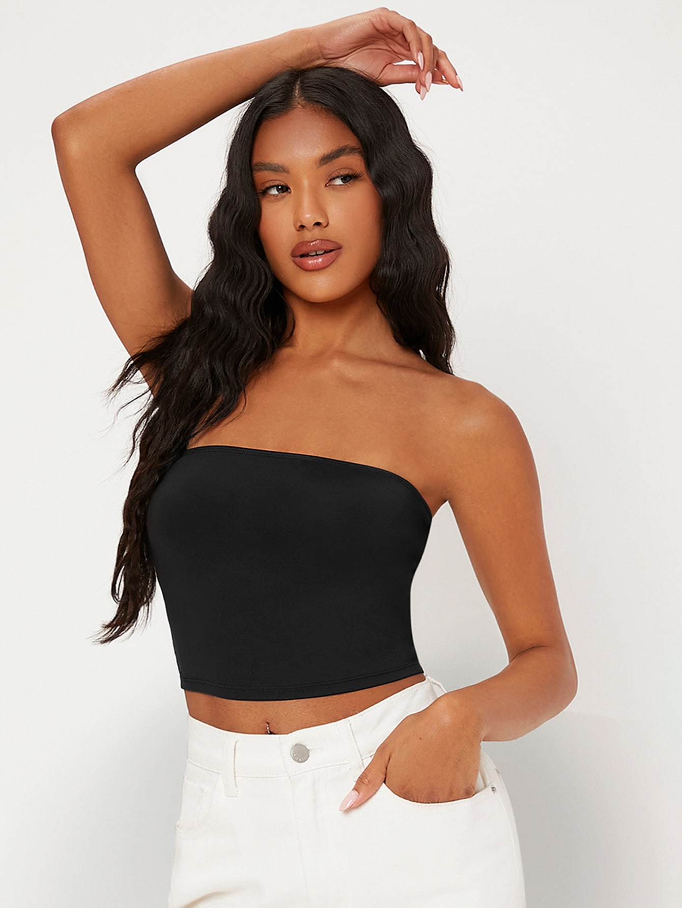 In Black Women Tops