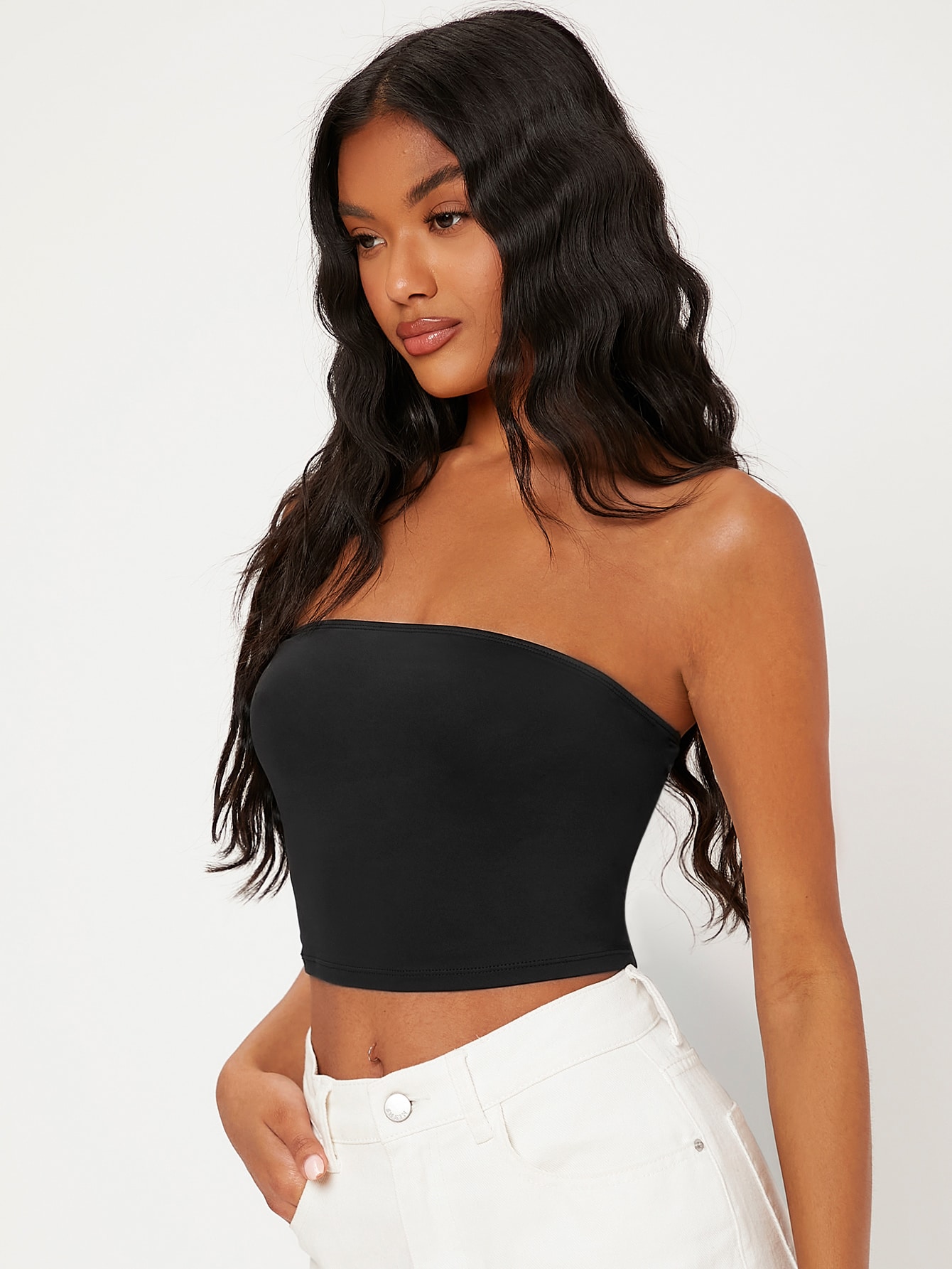 In Black Women Tops