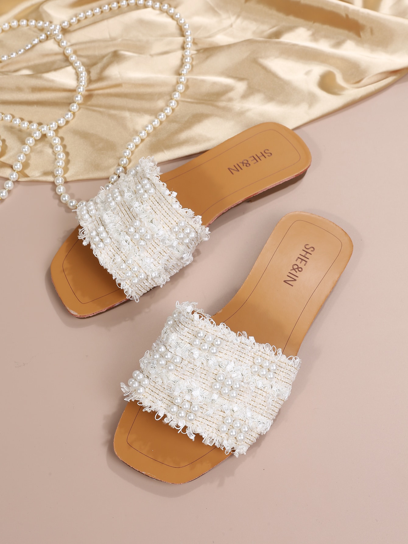 In White Women Flat Sandals