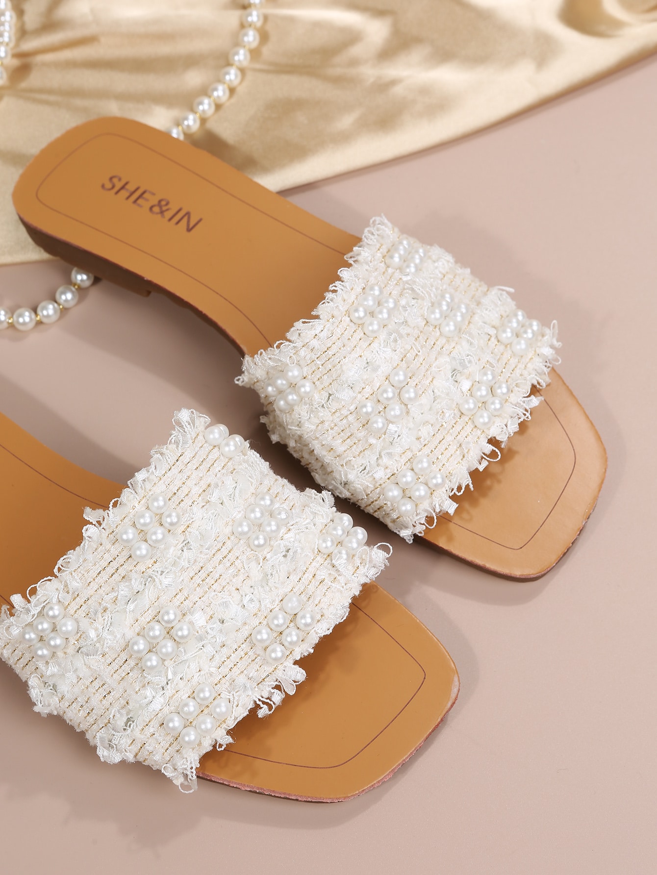 In White Women Flat Sandals