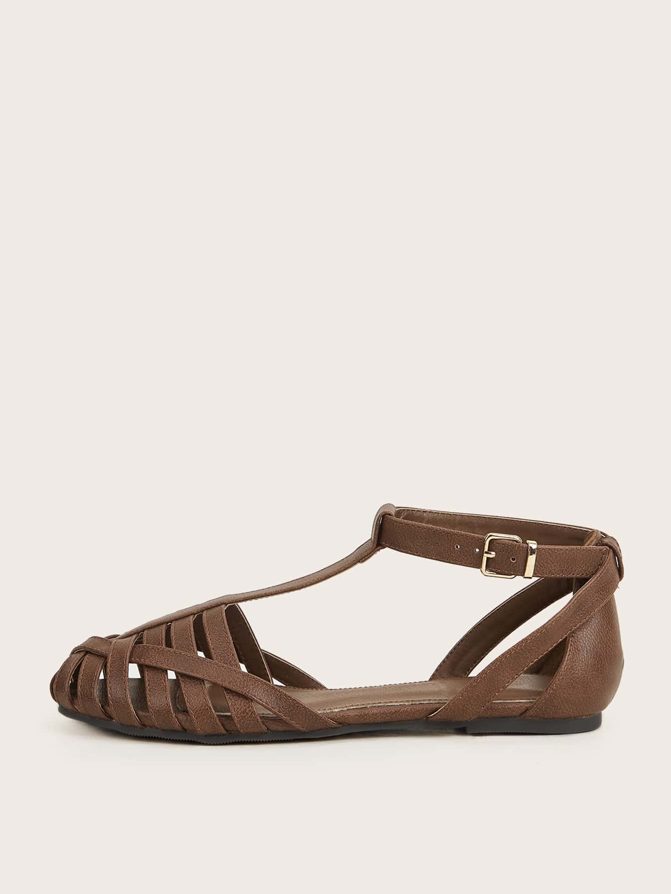 In Coffee Brown Women Flats