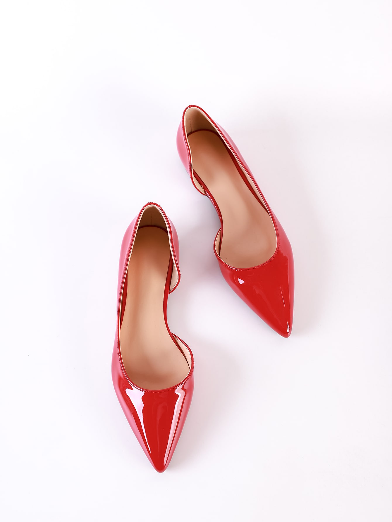 In Red Women Flats