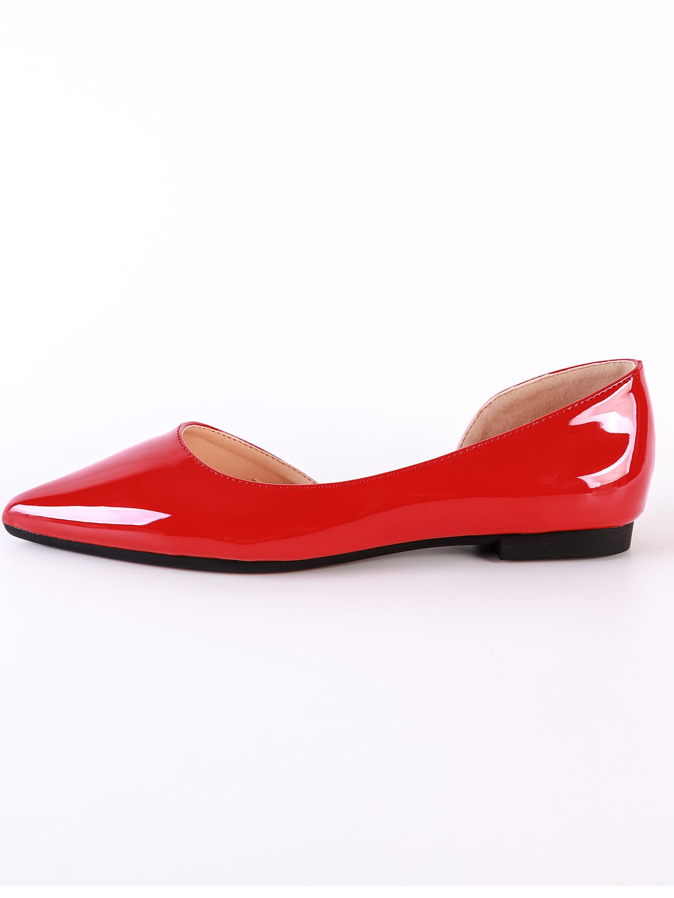 In Red Women Flats