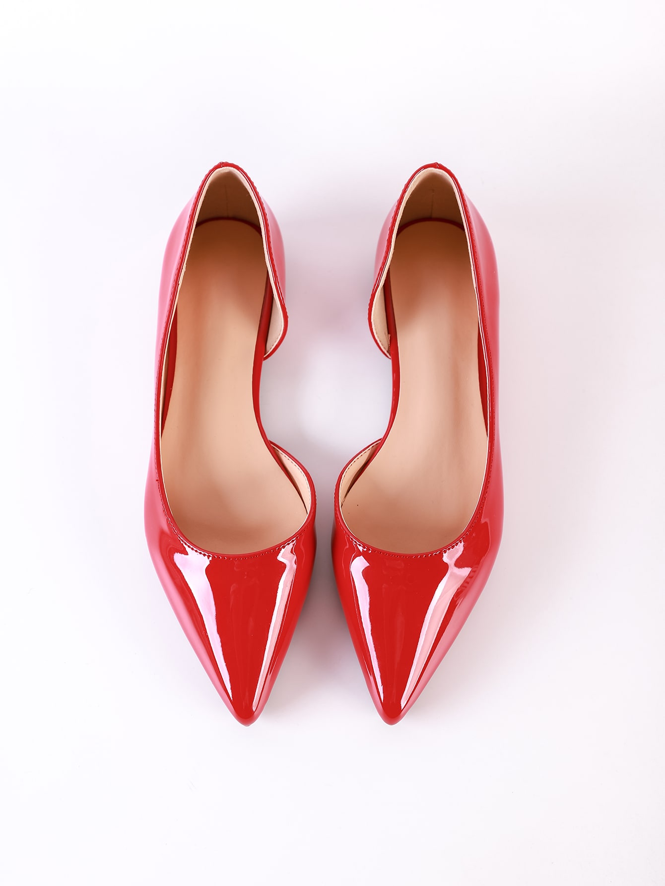 In Red Women Flats