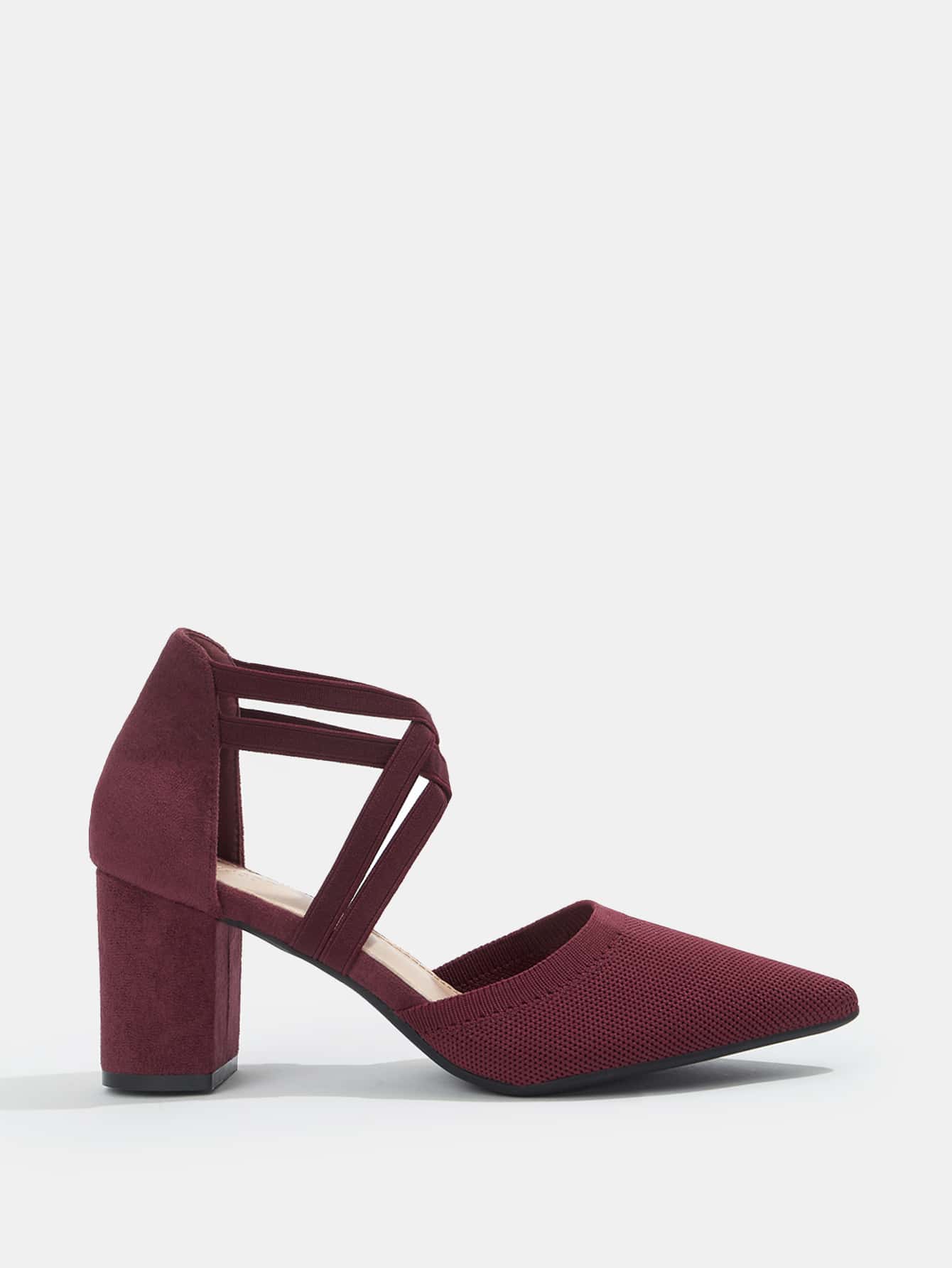 In Burgundy Women Pumps