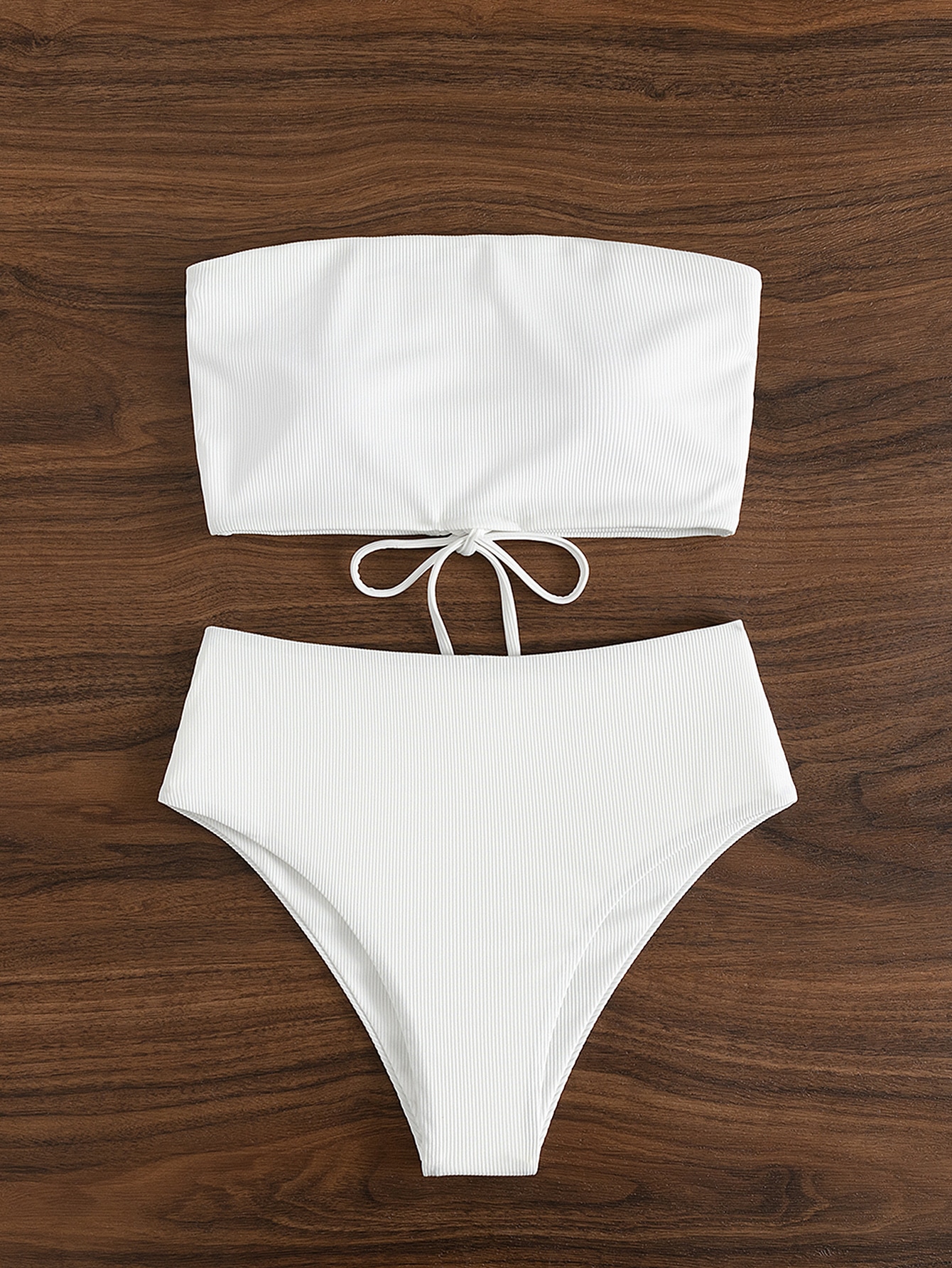 In White Women Bikini Sets