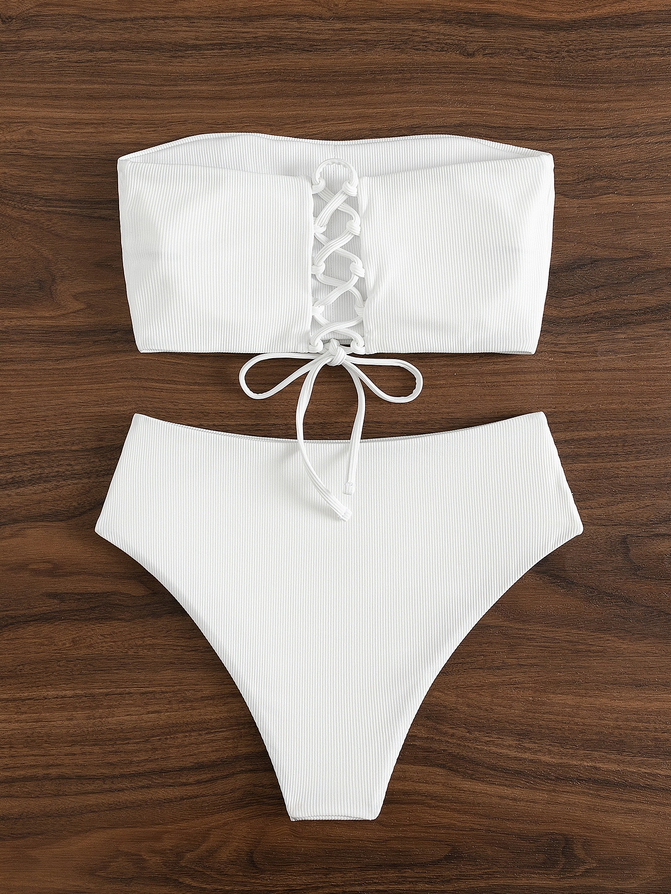 In White Women Bikini Sets