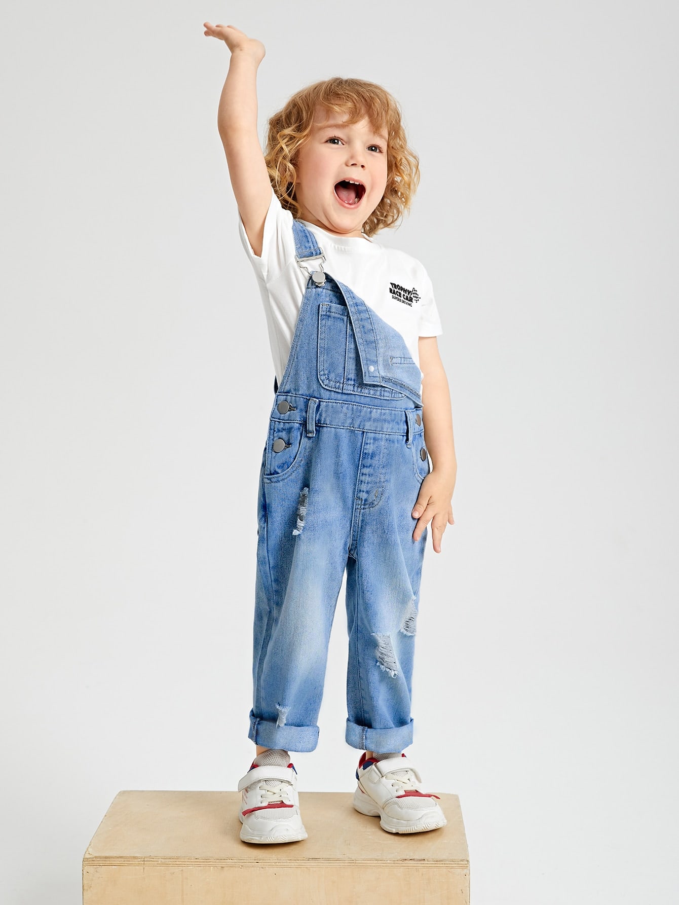 Young Boys Denim Overalls & Jumpsuits