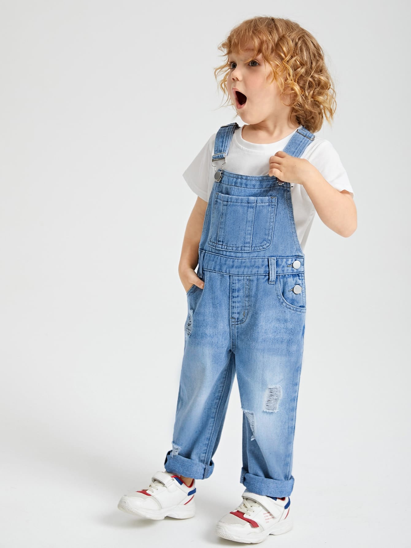 Young Boys Denim Overalls & Jumpsuits