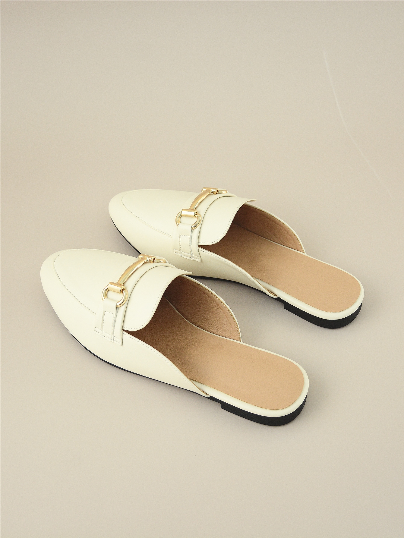 In Beige Women Flats