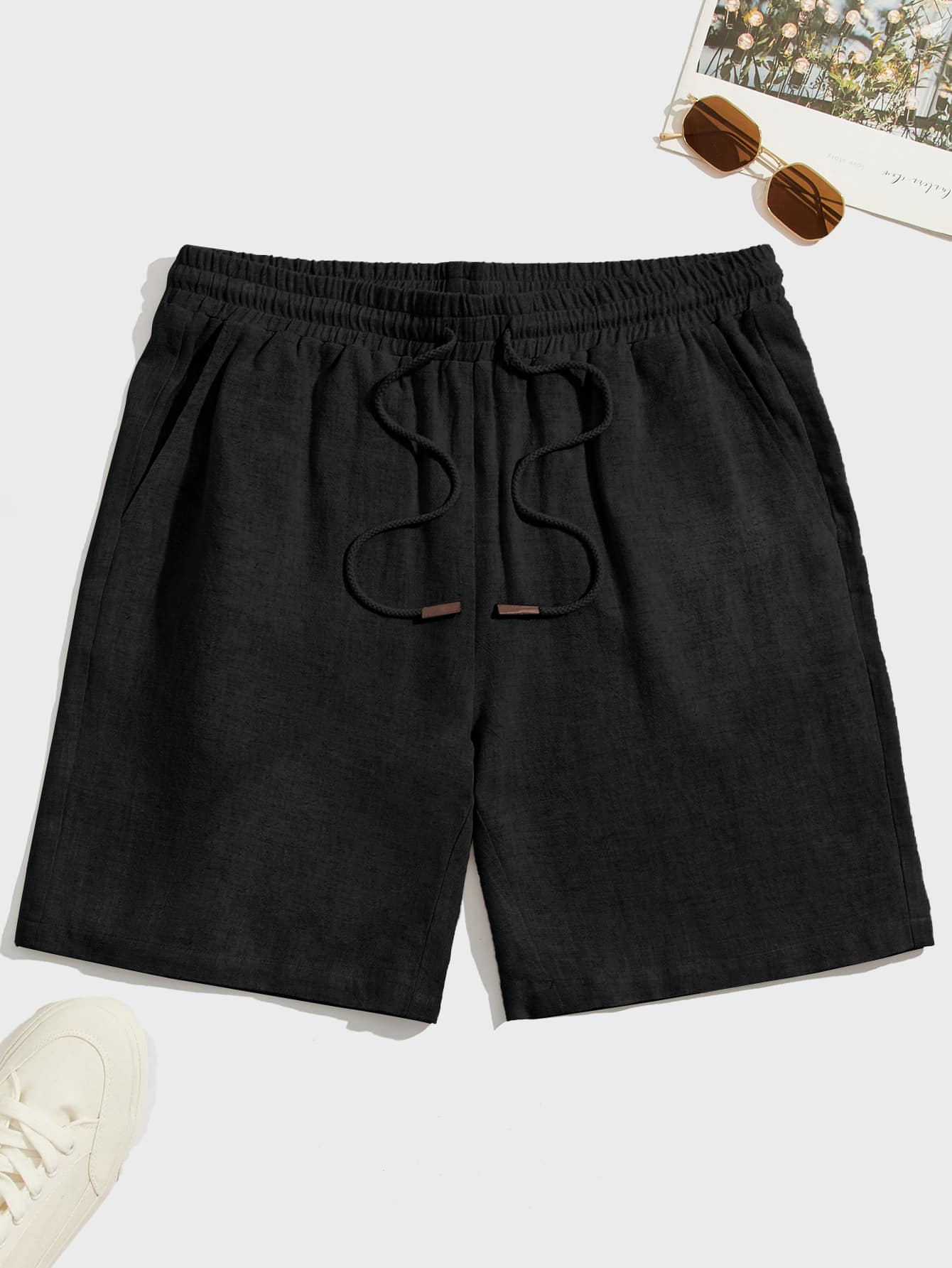 Men Linen Shorts