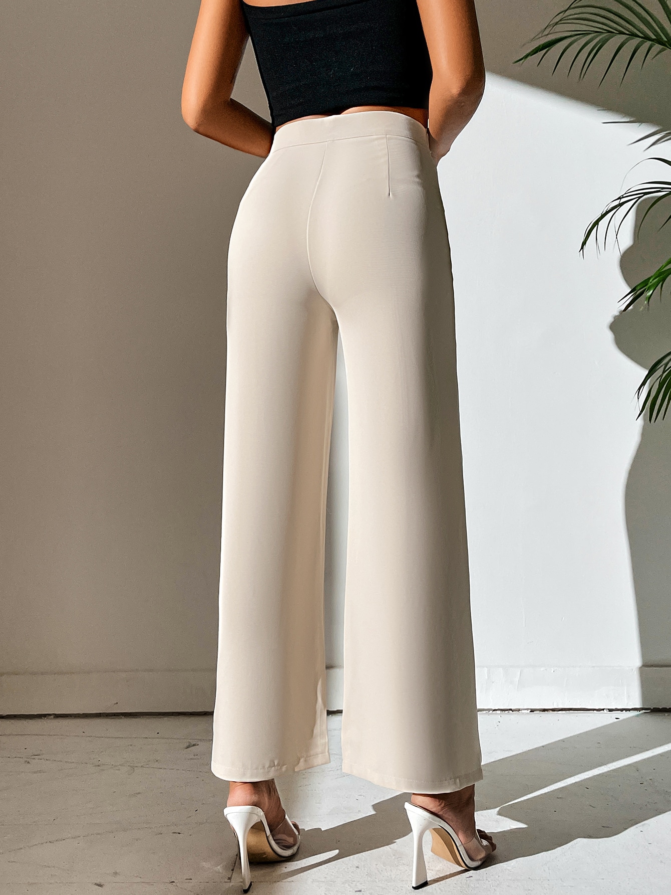 In Beige Women Bottoms