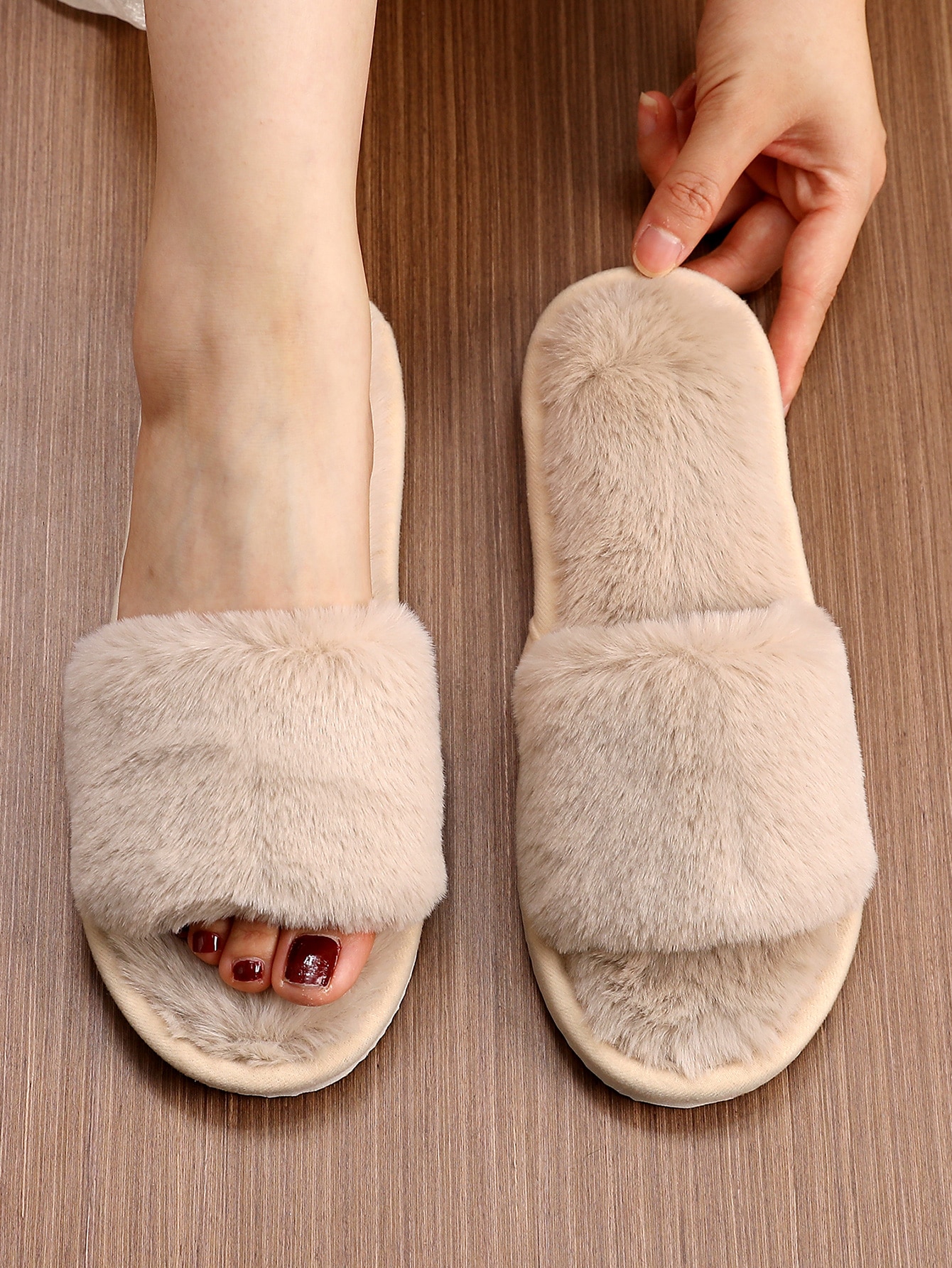 In Khaki Women Home Slippers