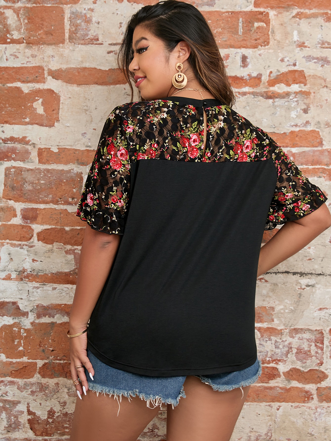 In Casual Plus Size Women Tops