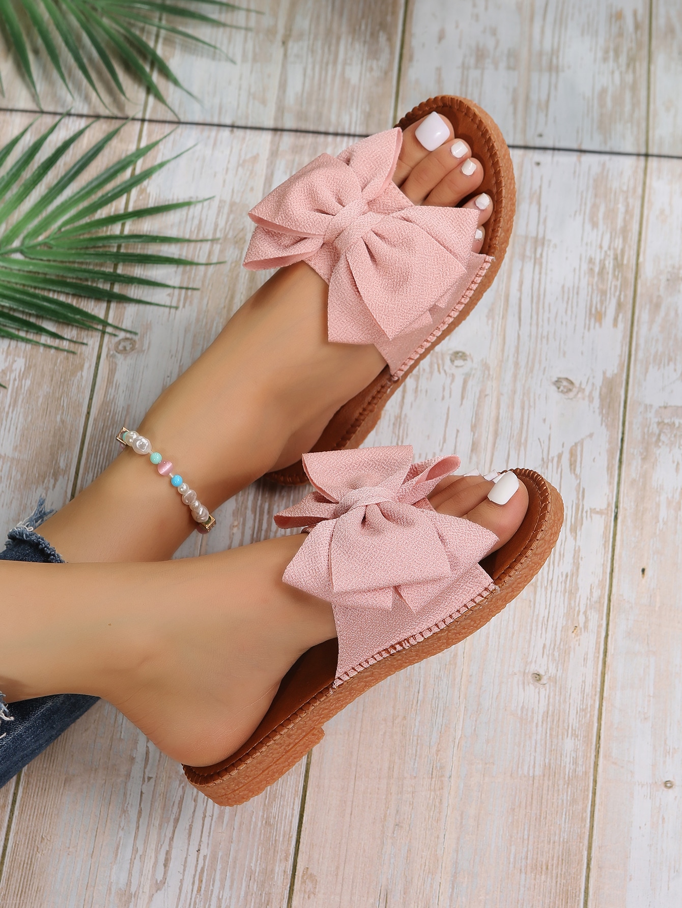 In Pink Women Flat Sandals