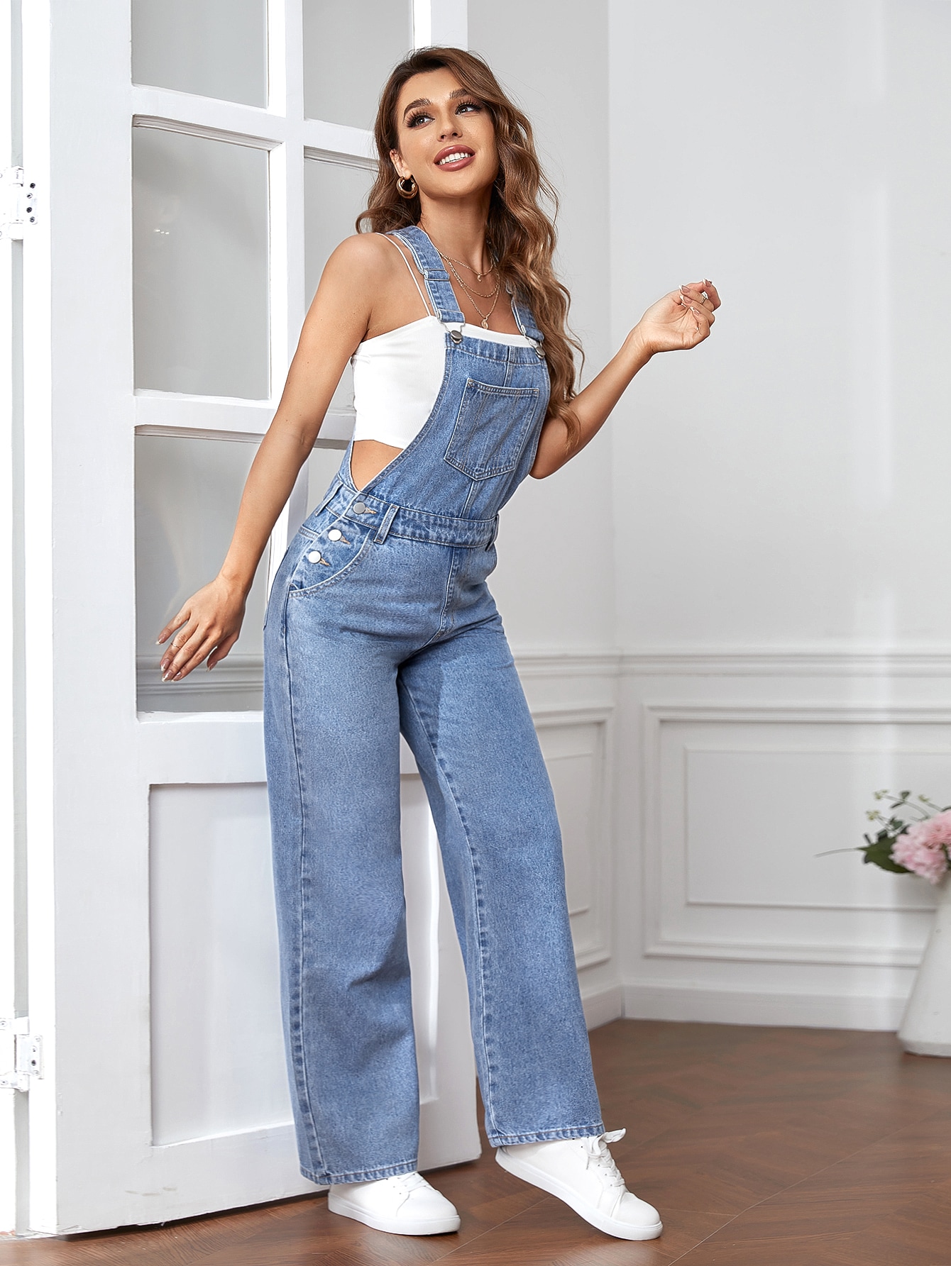 Women Denim Overalls & Jumpsuits