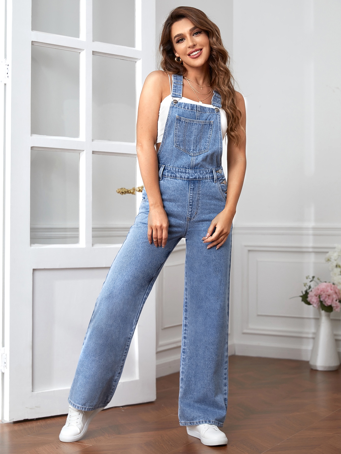 Women Denim Overalls & Jumpsuits