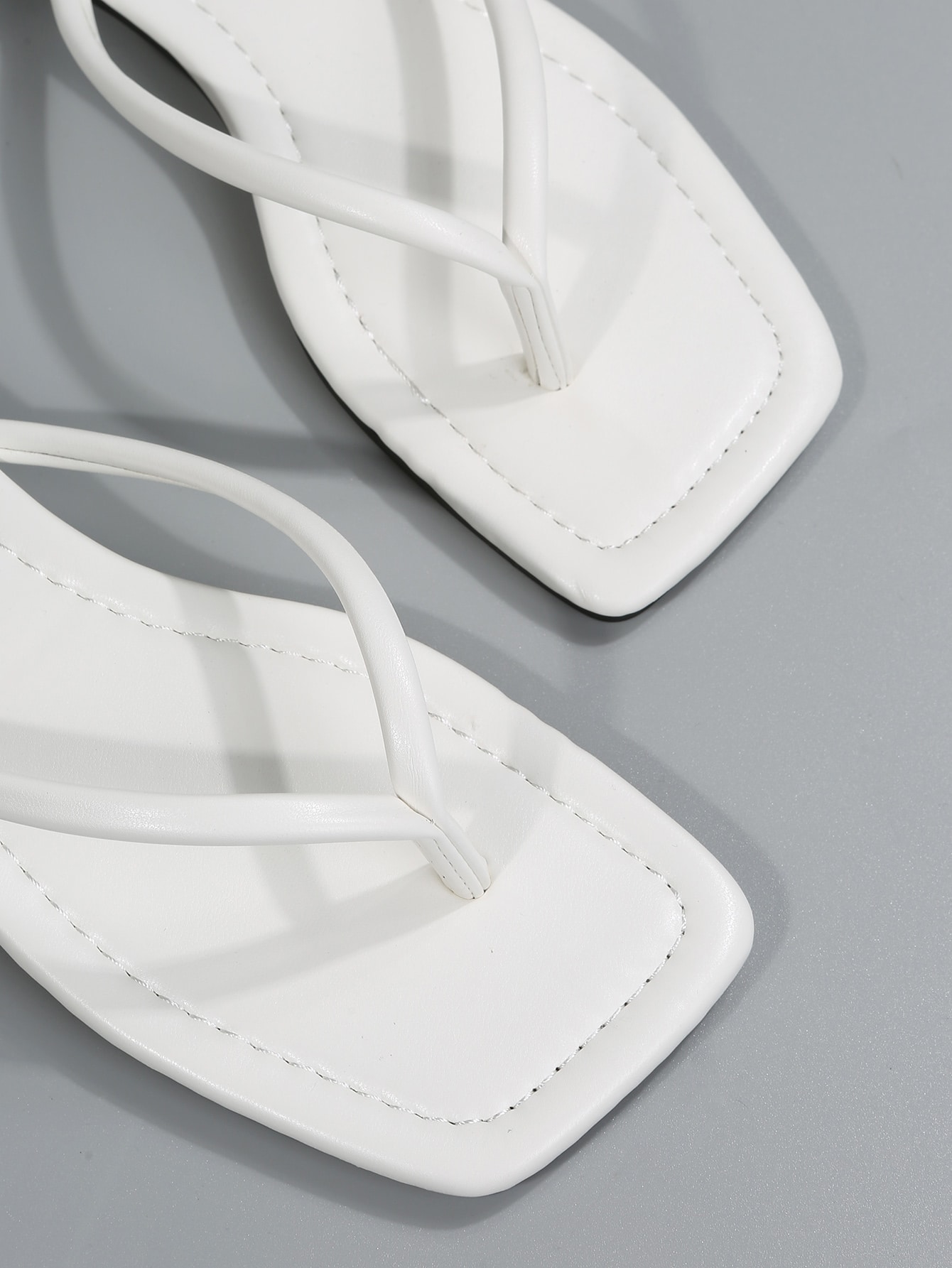 In White Women Flat Sandals