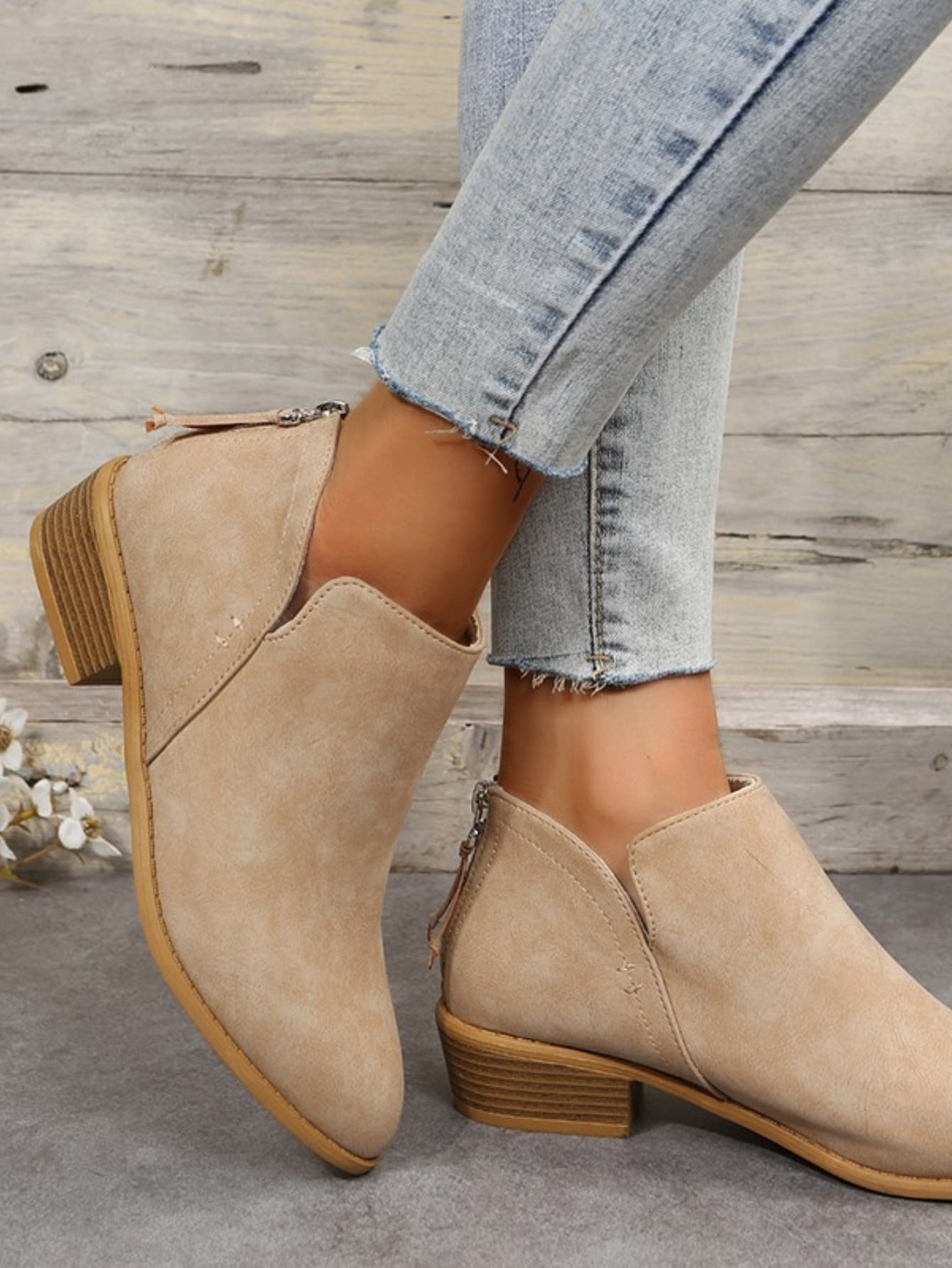 In Khaki Women Ankle Boots & Booties