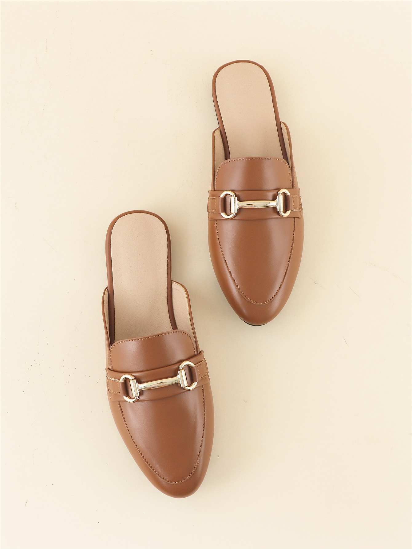 In Brown Women Flats