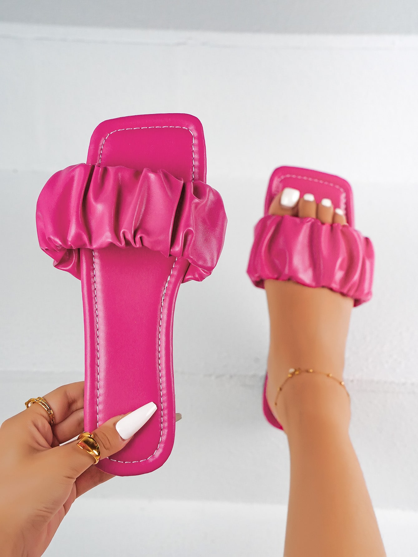 In Hot Pink Women Sandals