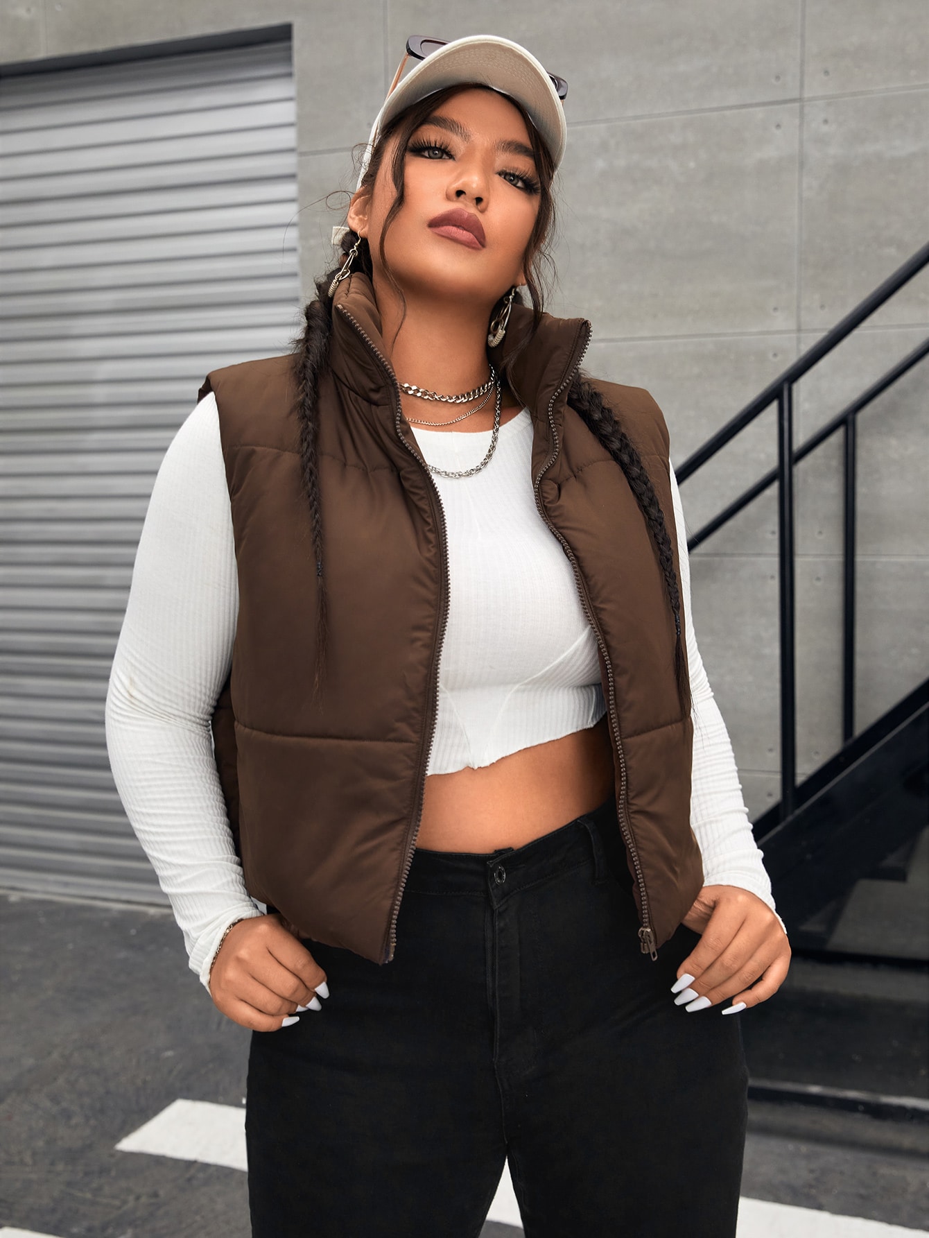 In Casual Plus Size Winter Coats