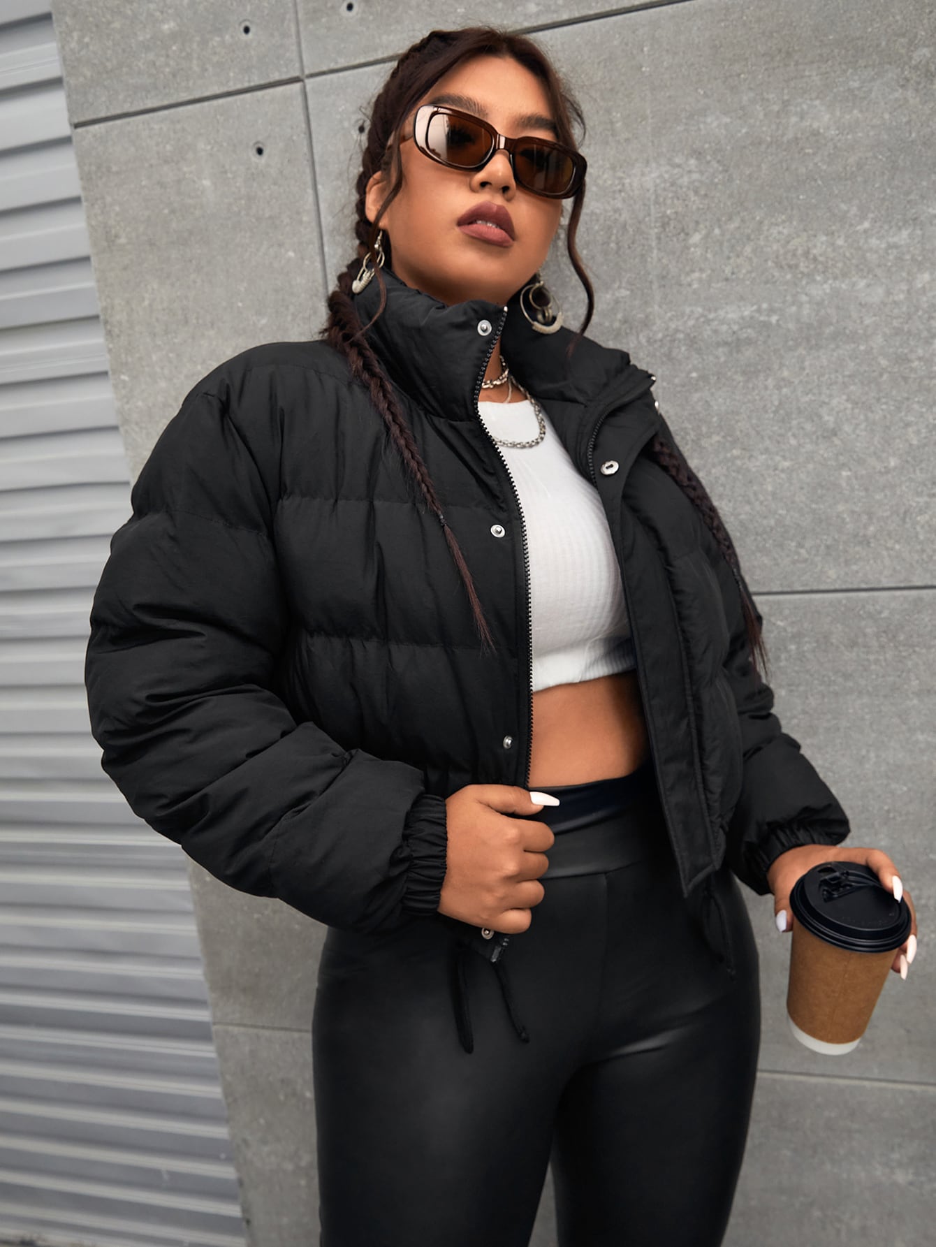 In Casual Plus Size Winter Coats