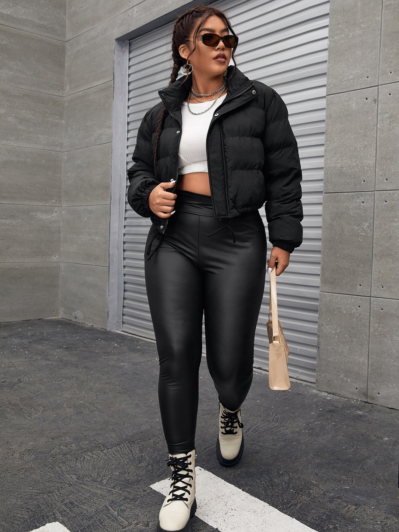 In Casual Plus Size Winter Coats