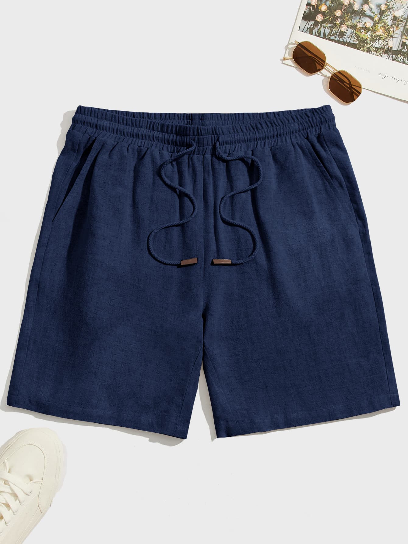 Men Linen Shorts