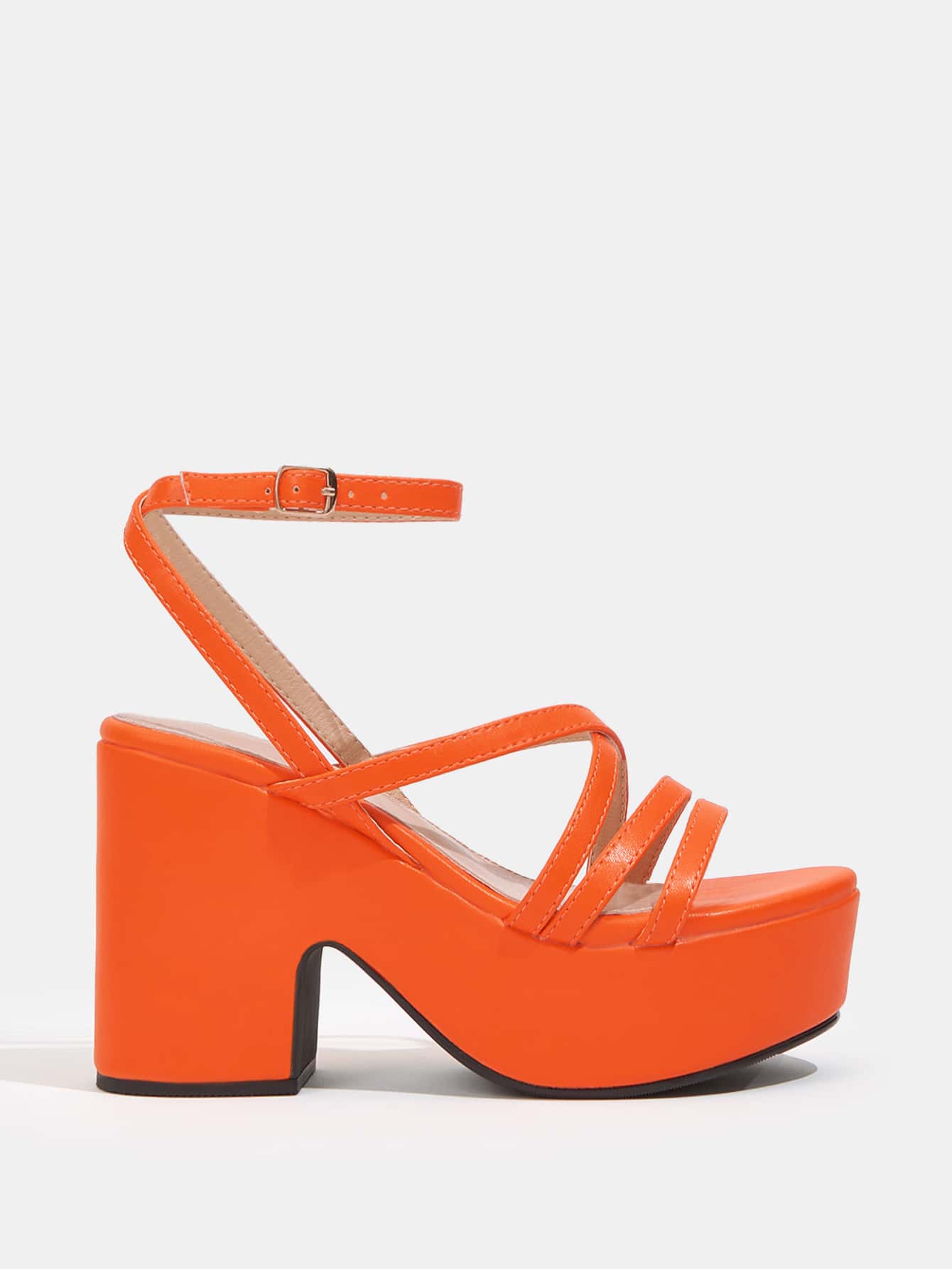 In Orange Women Platforms & Wedge Sandals