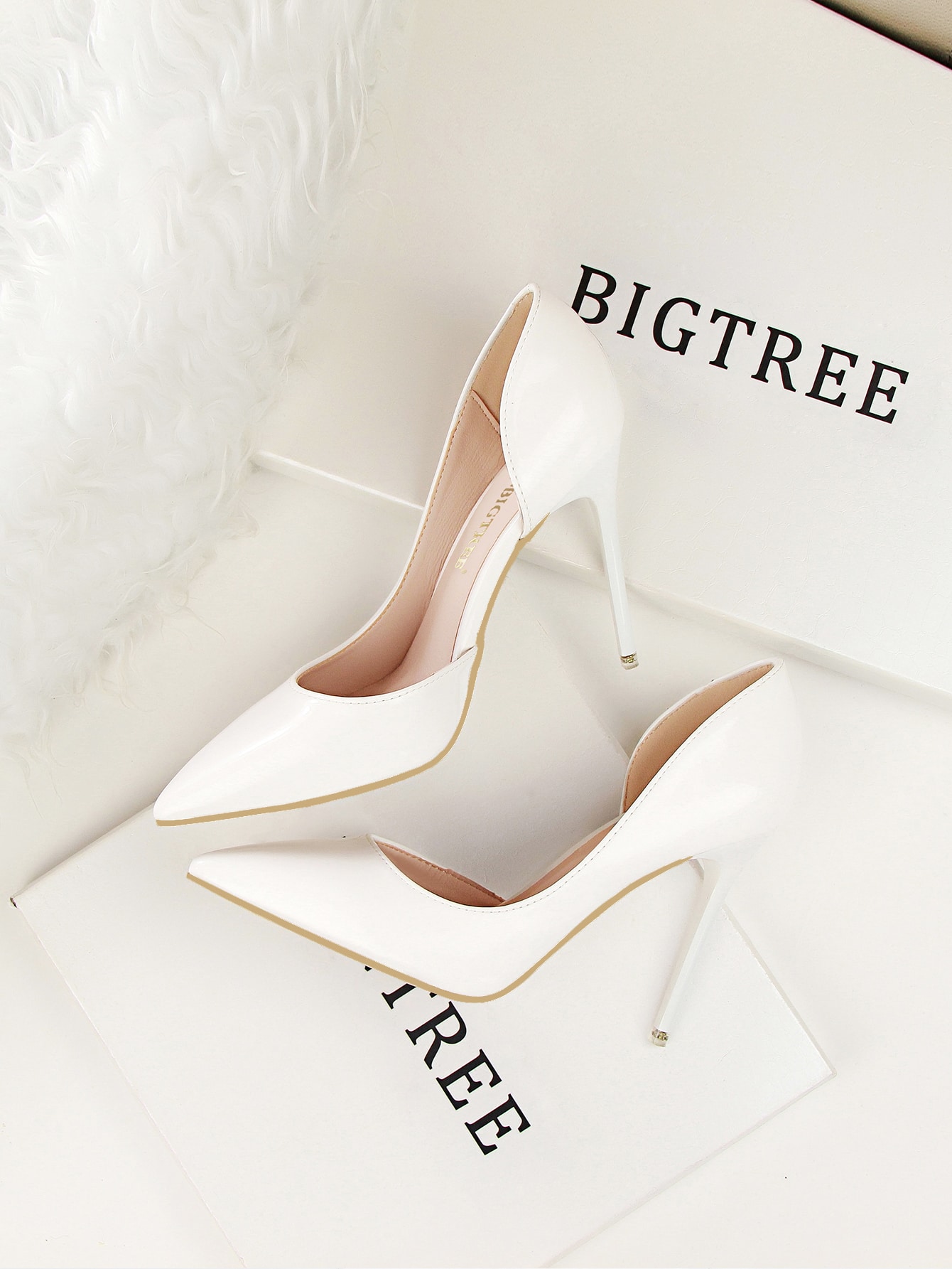 In White Women Pumps