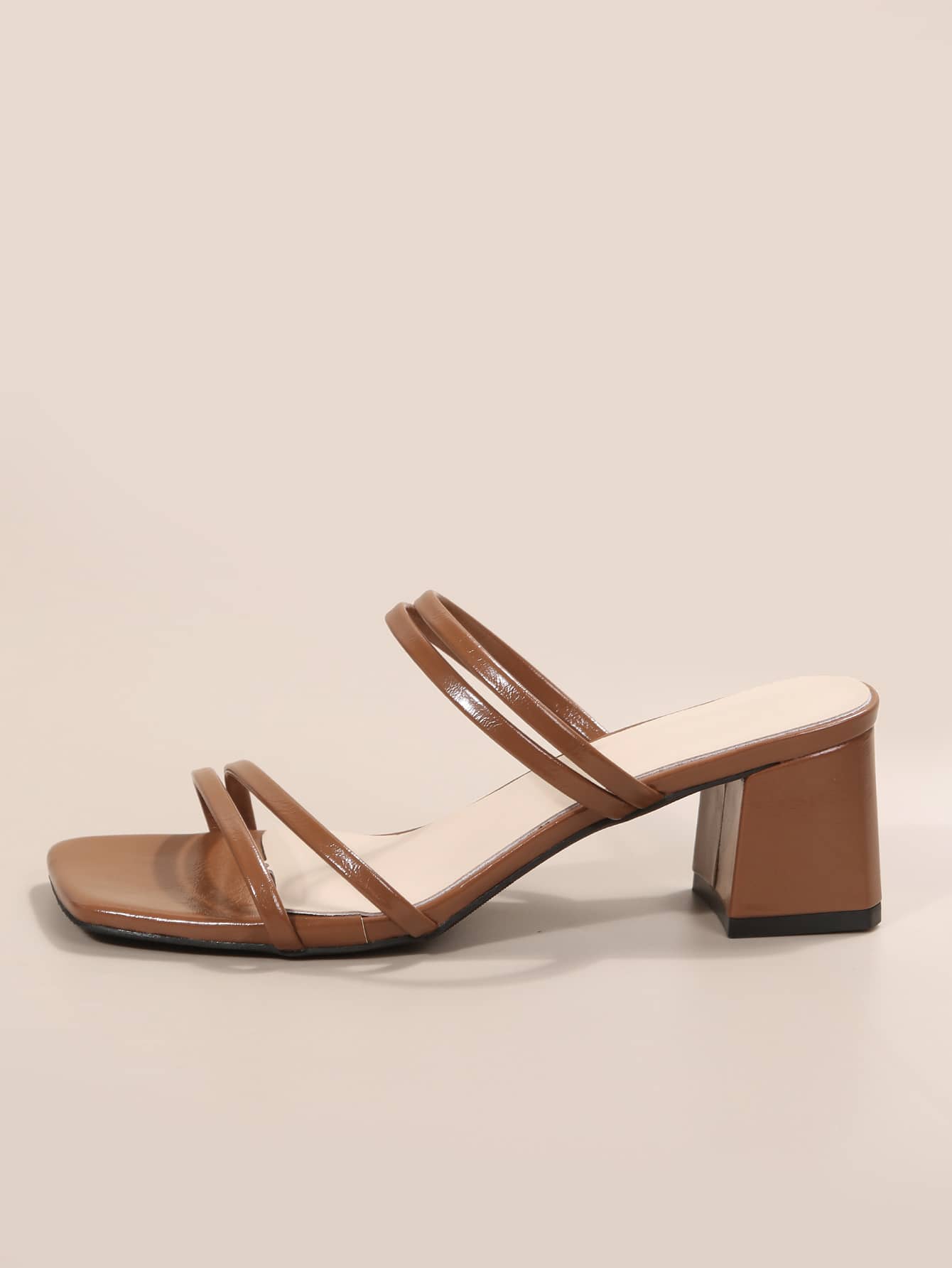 In Coffee Brown Women Heeled Sandals