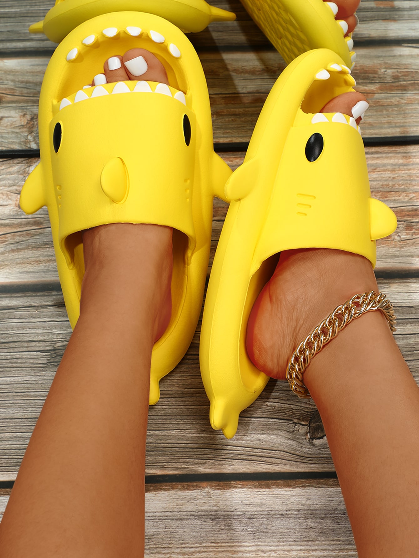 In Yellow Women Slippers