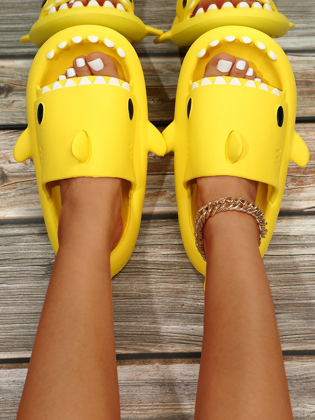 In Yellow Women Slippers