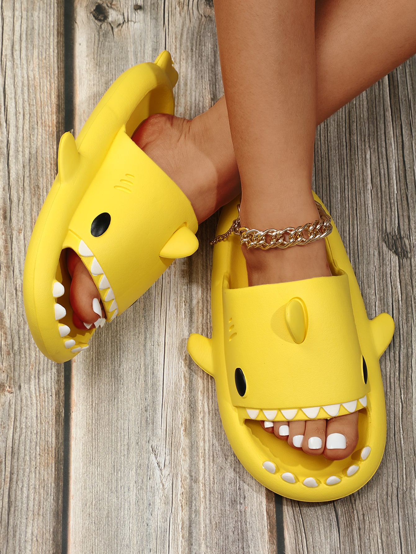 In Yellow Women Slippers